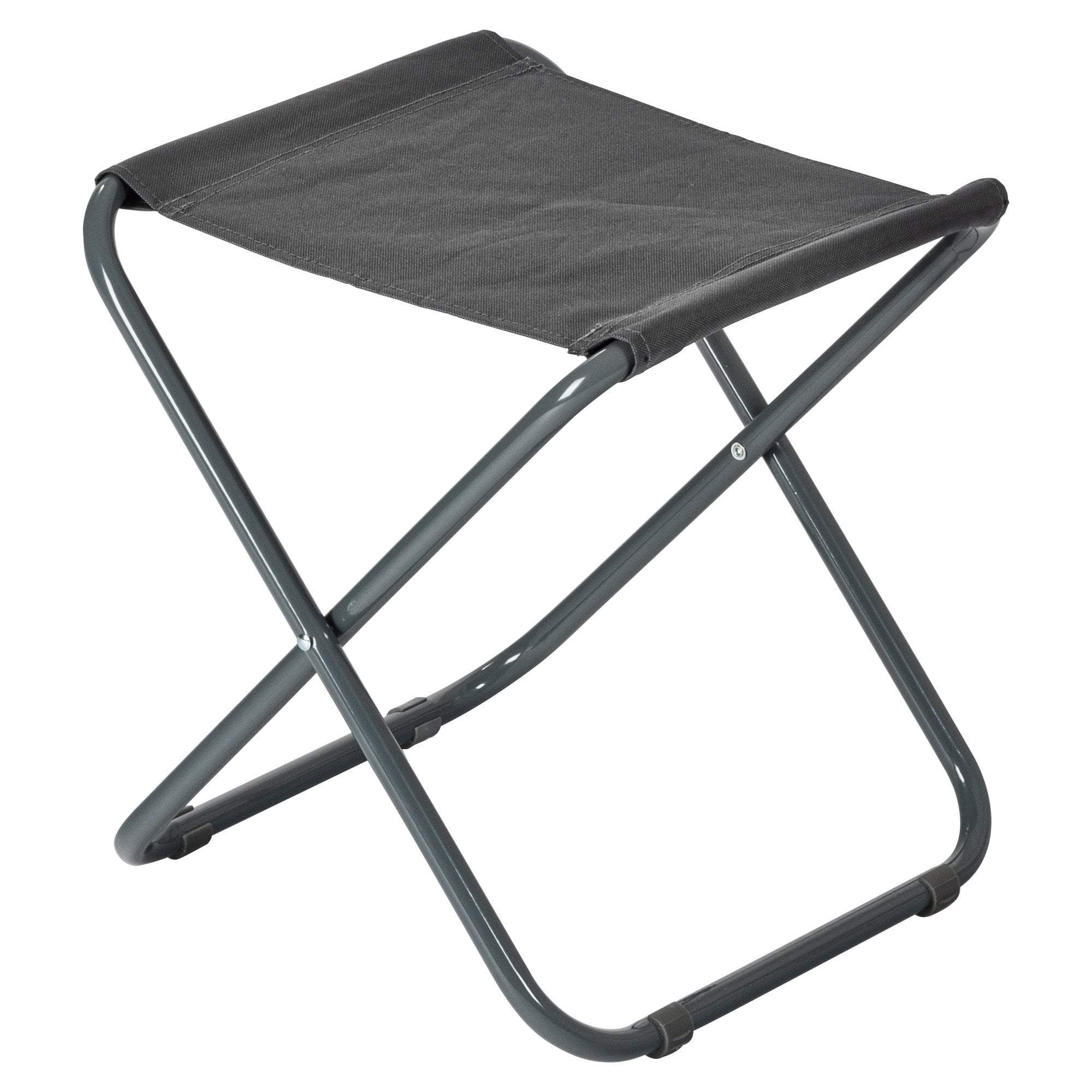 Grey Classic Folding Stool