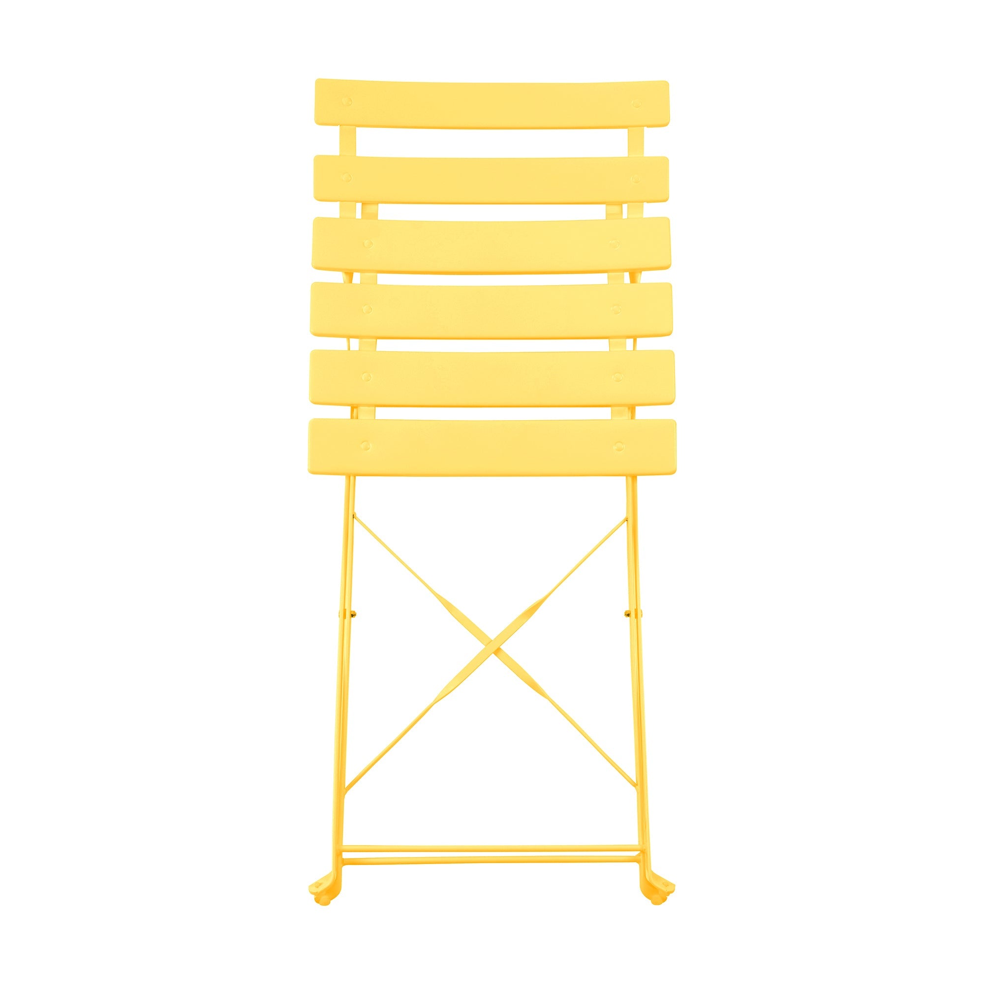 Yellow Two-Seater Round Bistro Set