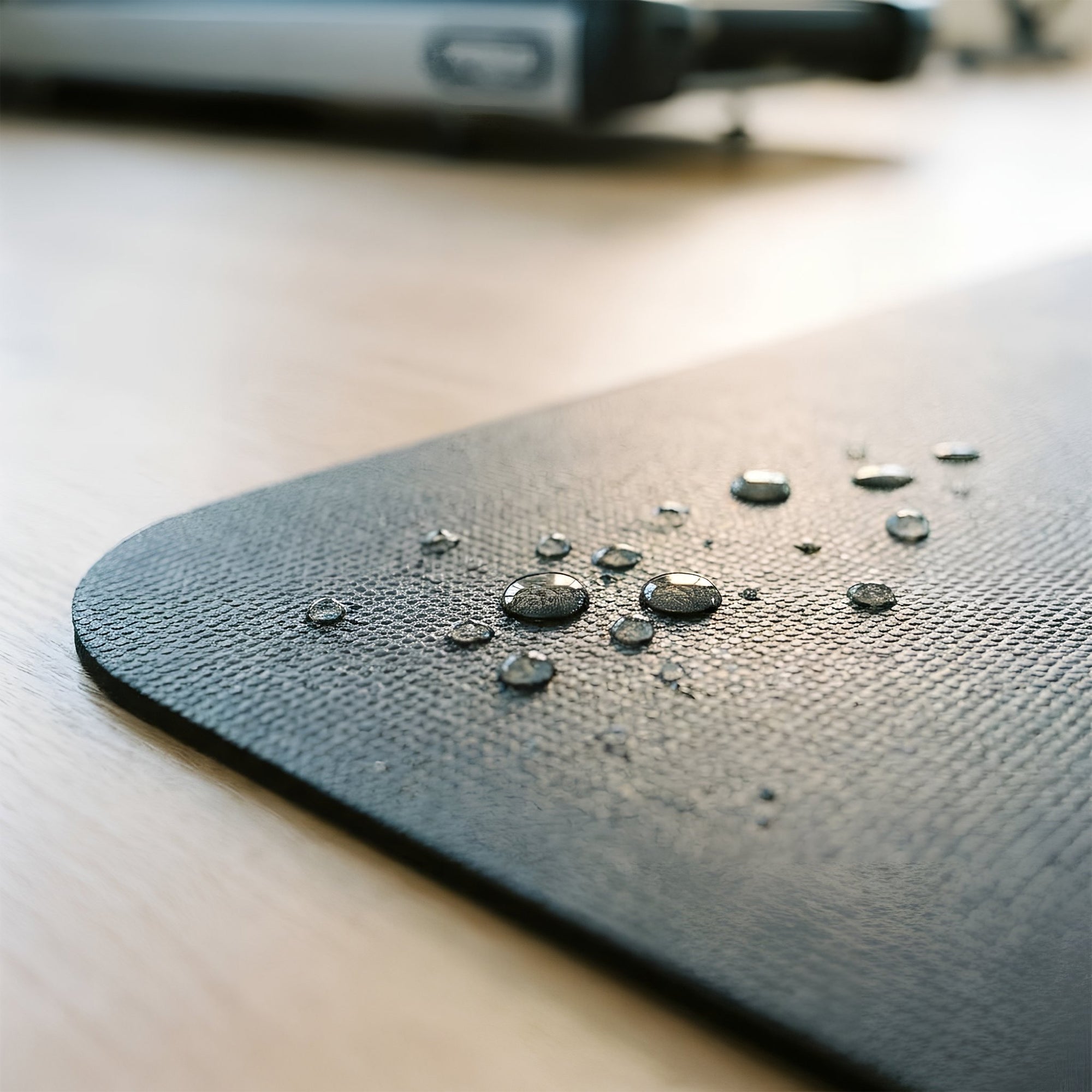 Rubber Treadmill Mat - 180 x 75cm - Black