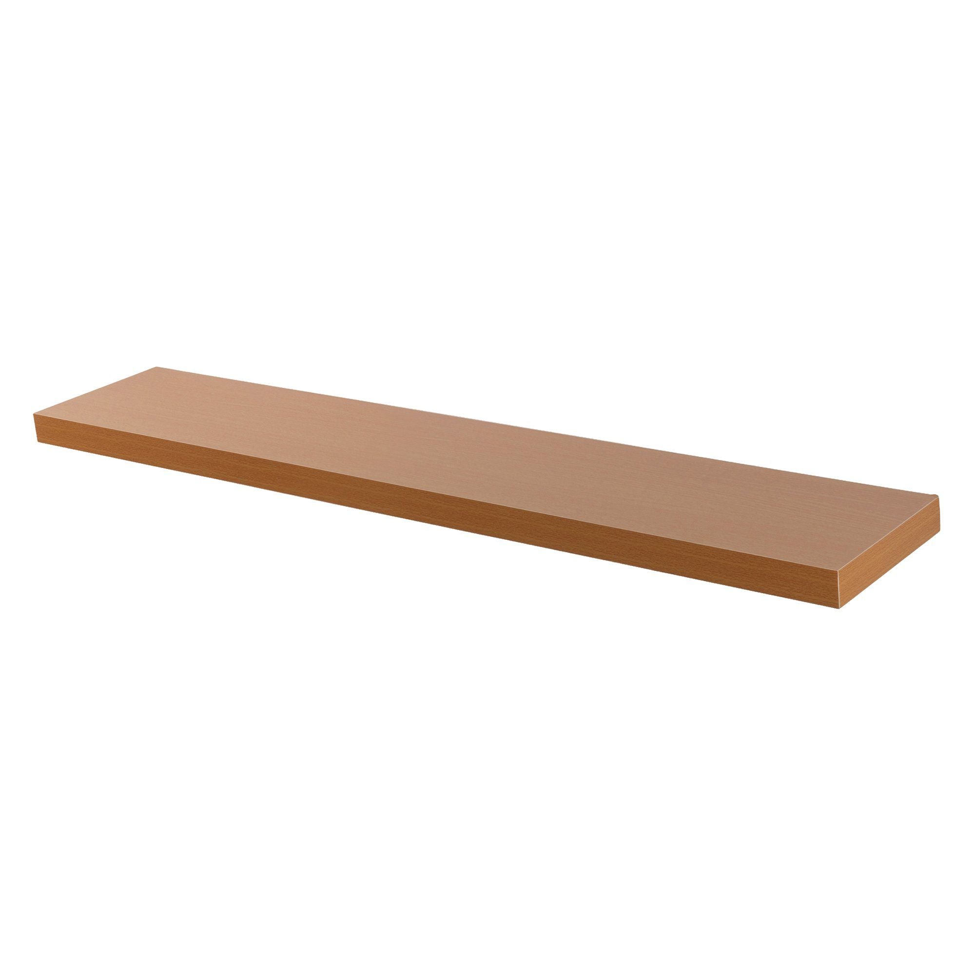 100cm Brown Modern Floating Shelf