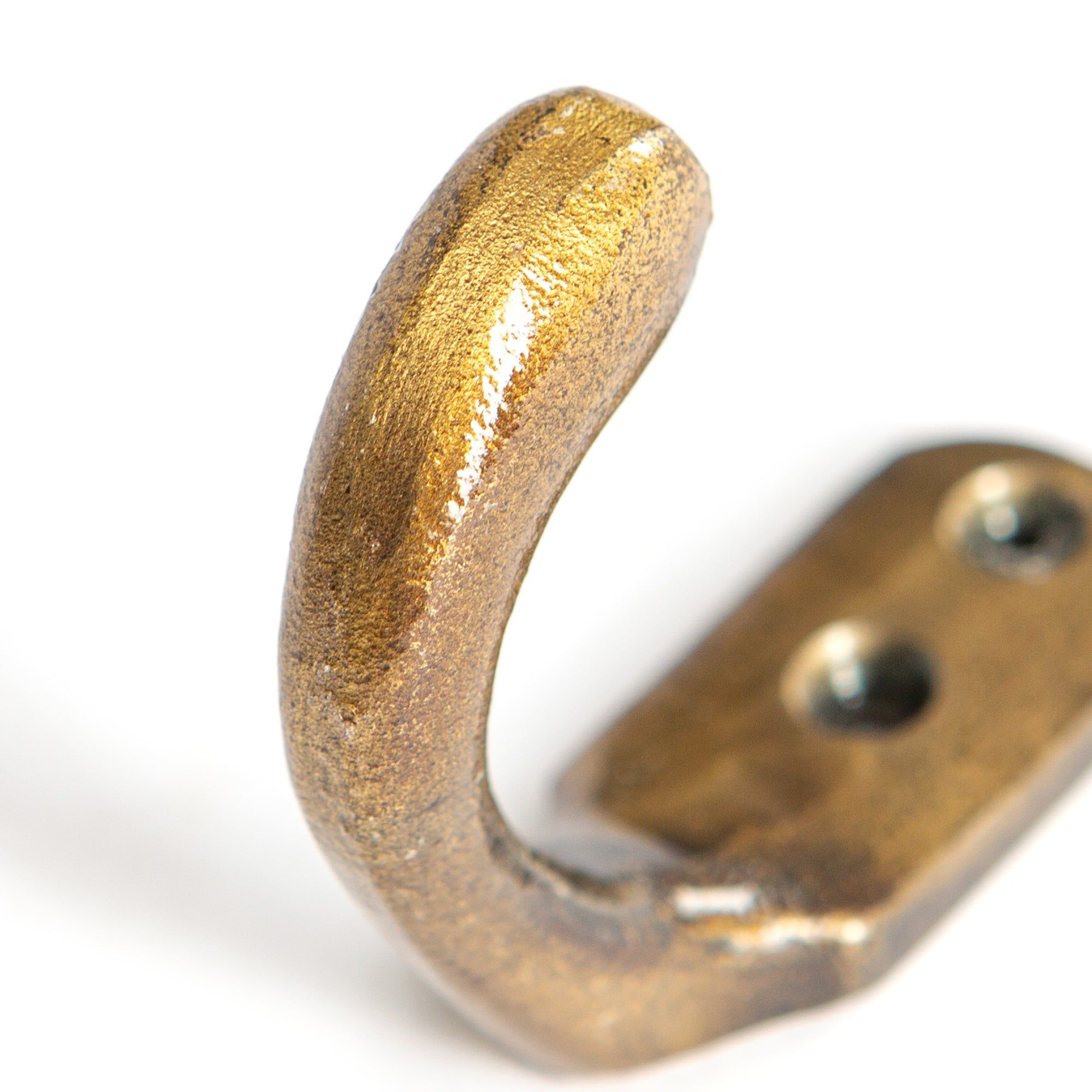 20mm x 55mm Brass Single Coat Hook