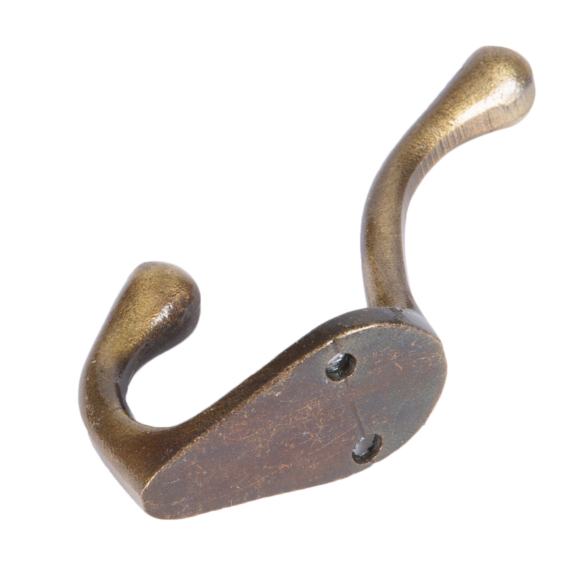 25mm x 80mm Brass Narrow Hat & Coat Hook