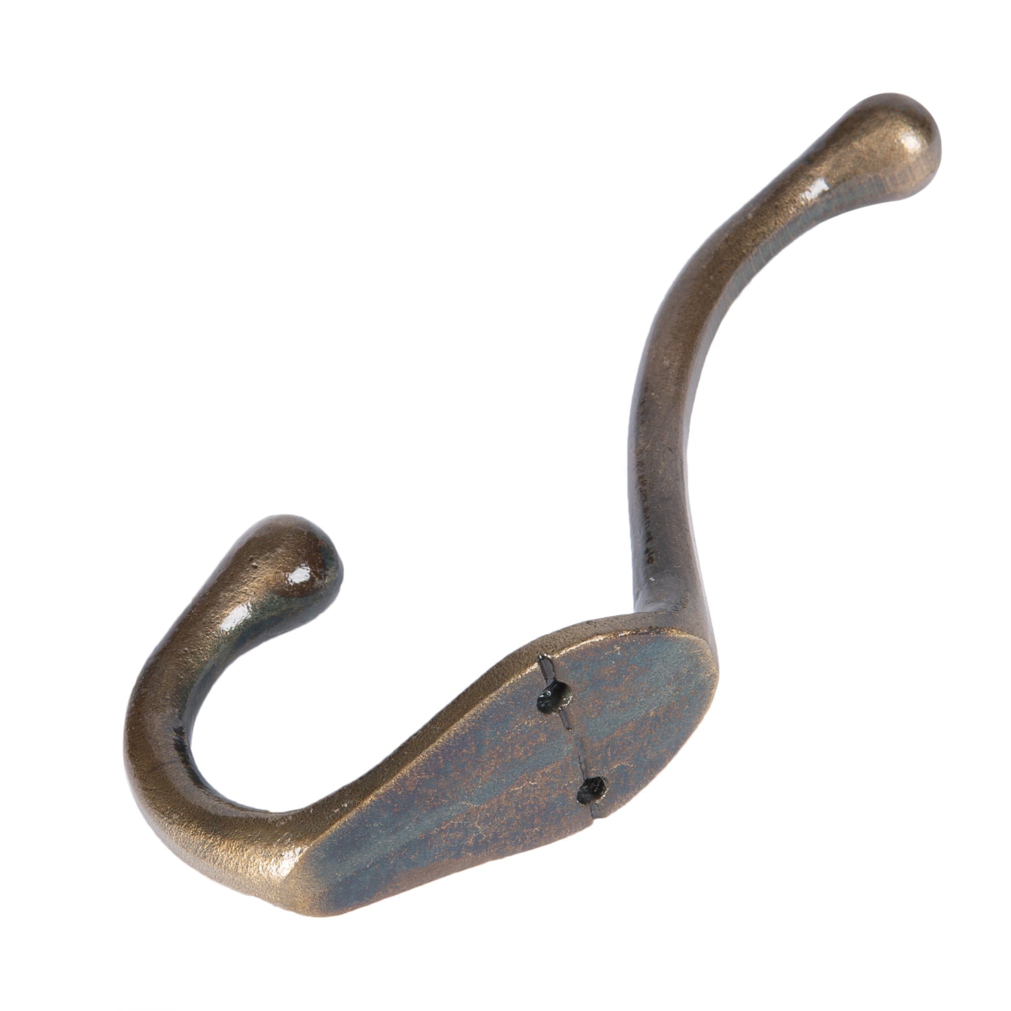 30mm x 140mm Brass Narrow Hat & Coat Hook