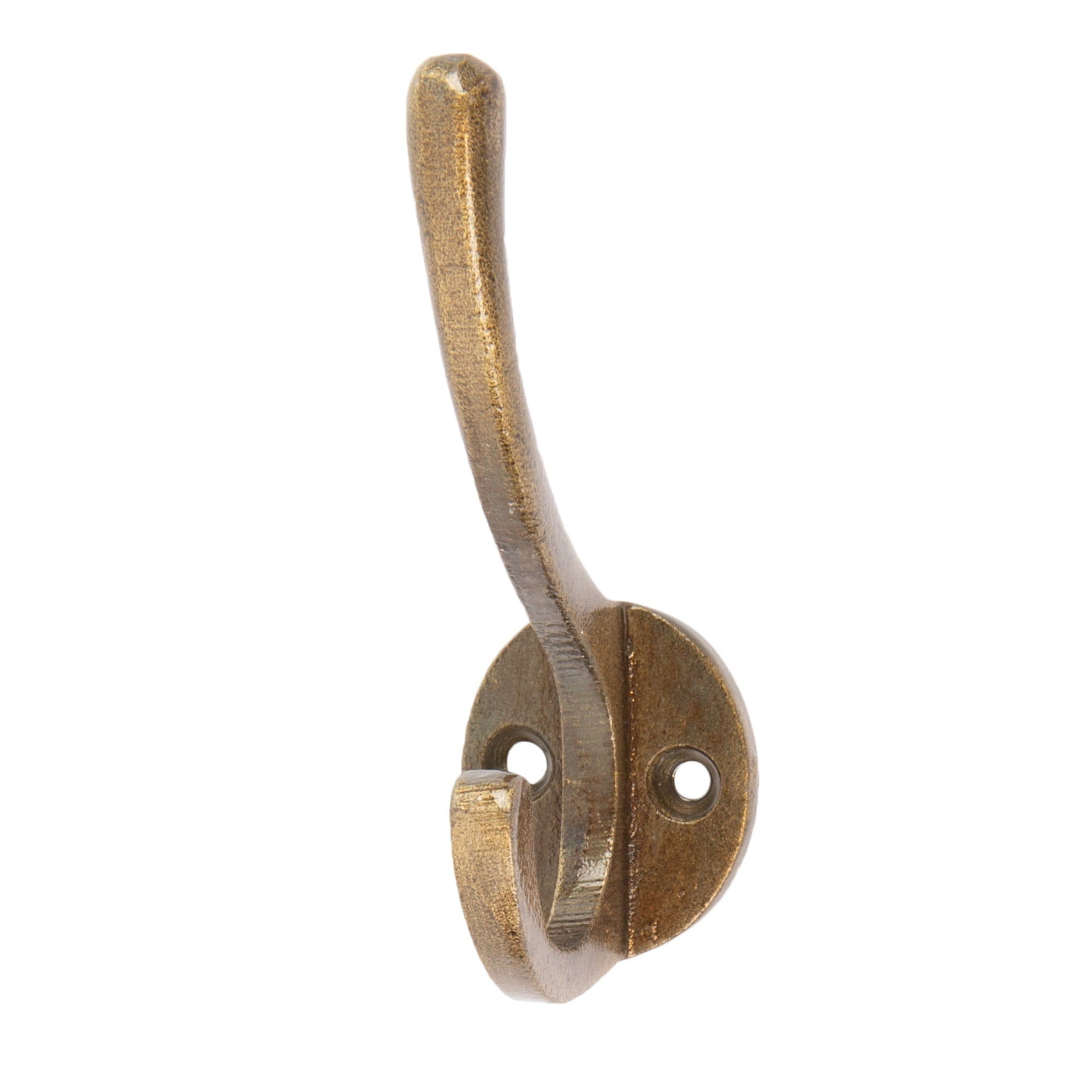 25mm x 80mm Brass Hat & Coat Hook