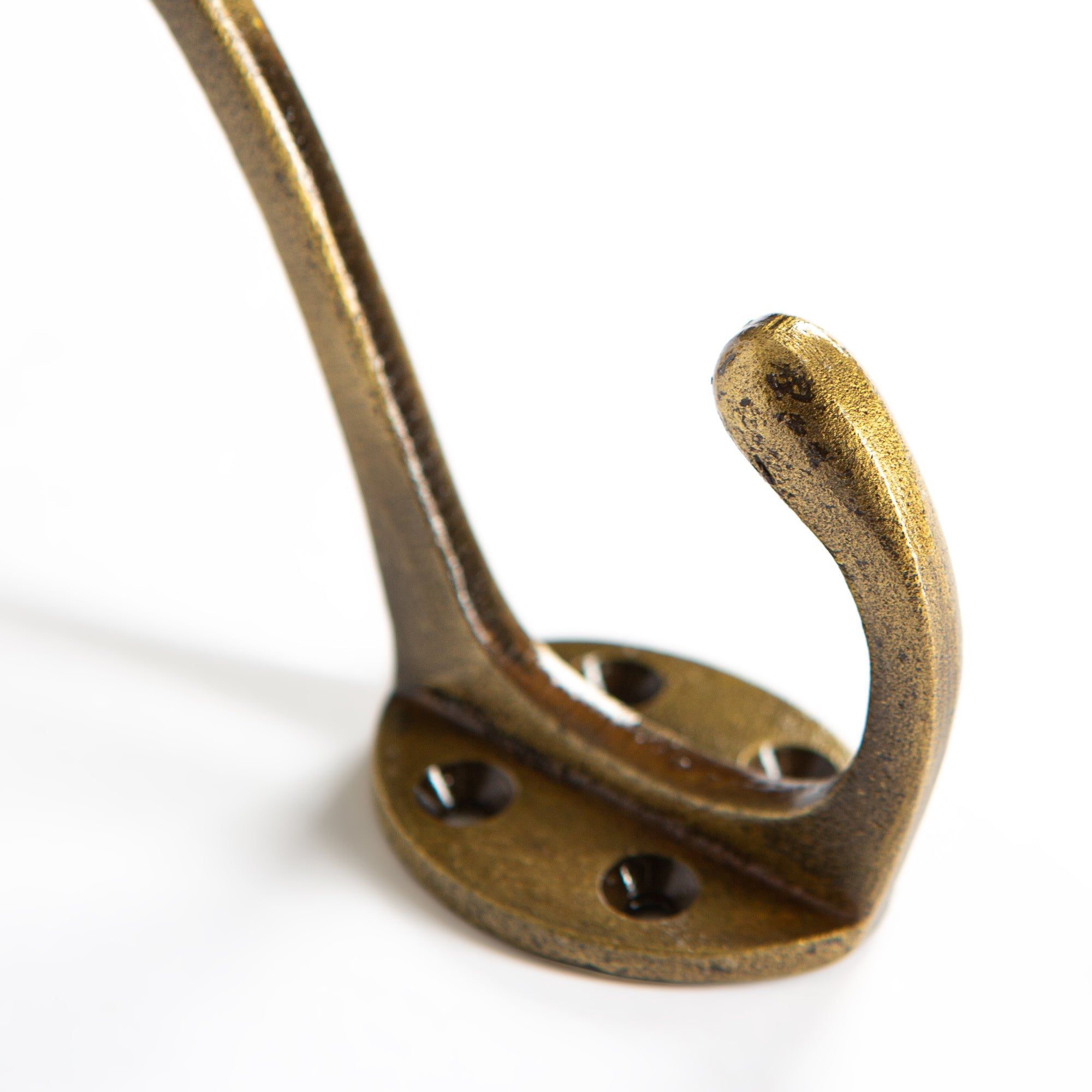 40mm x 105mm Brass Hat & Coat Hook