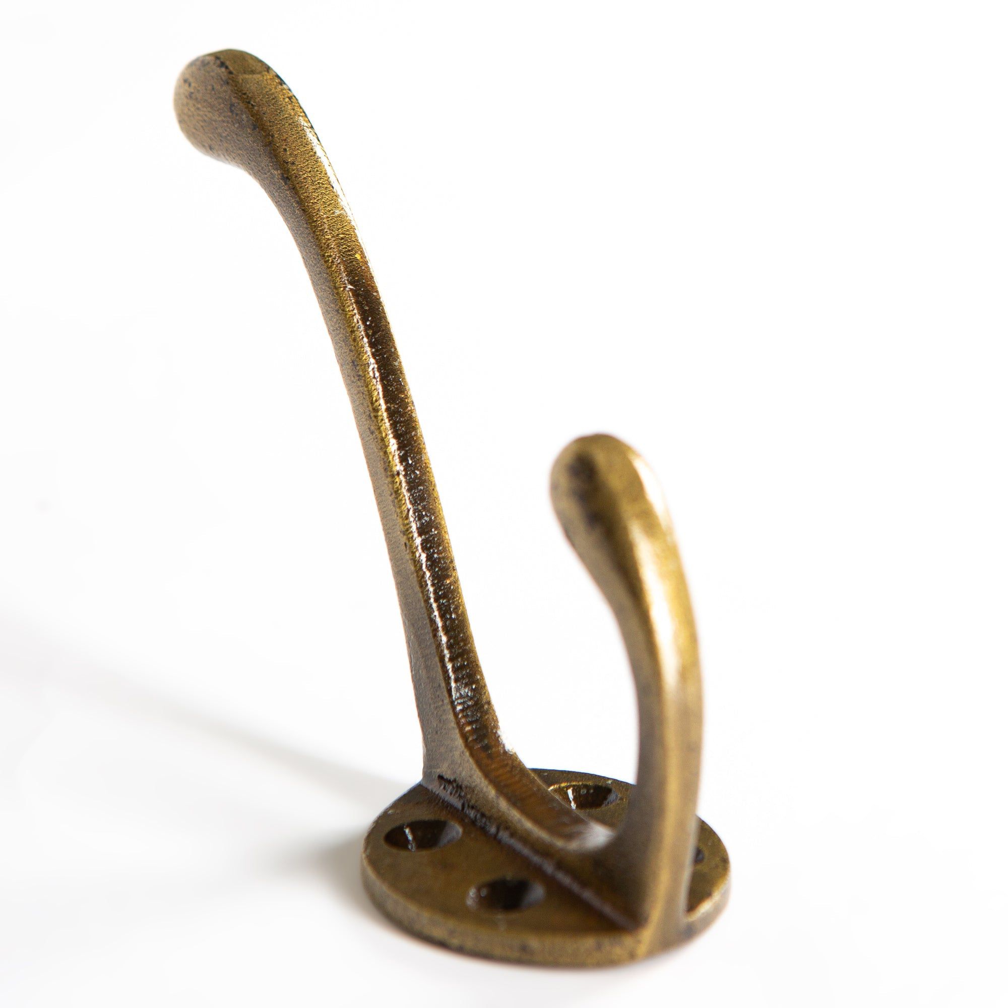 40mm x 105mm Brass Hat & Coat Hook