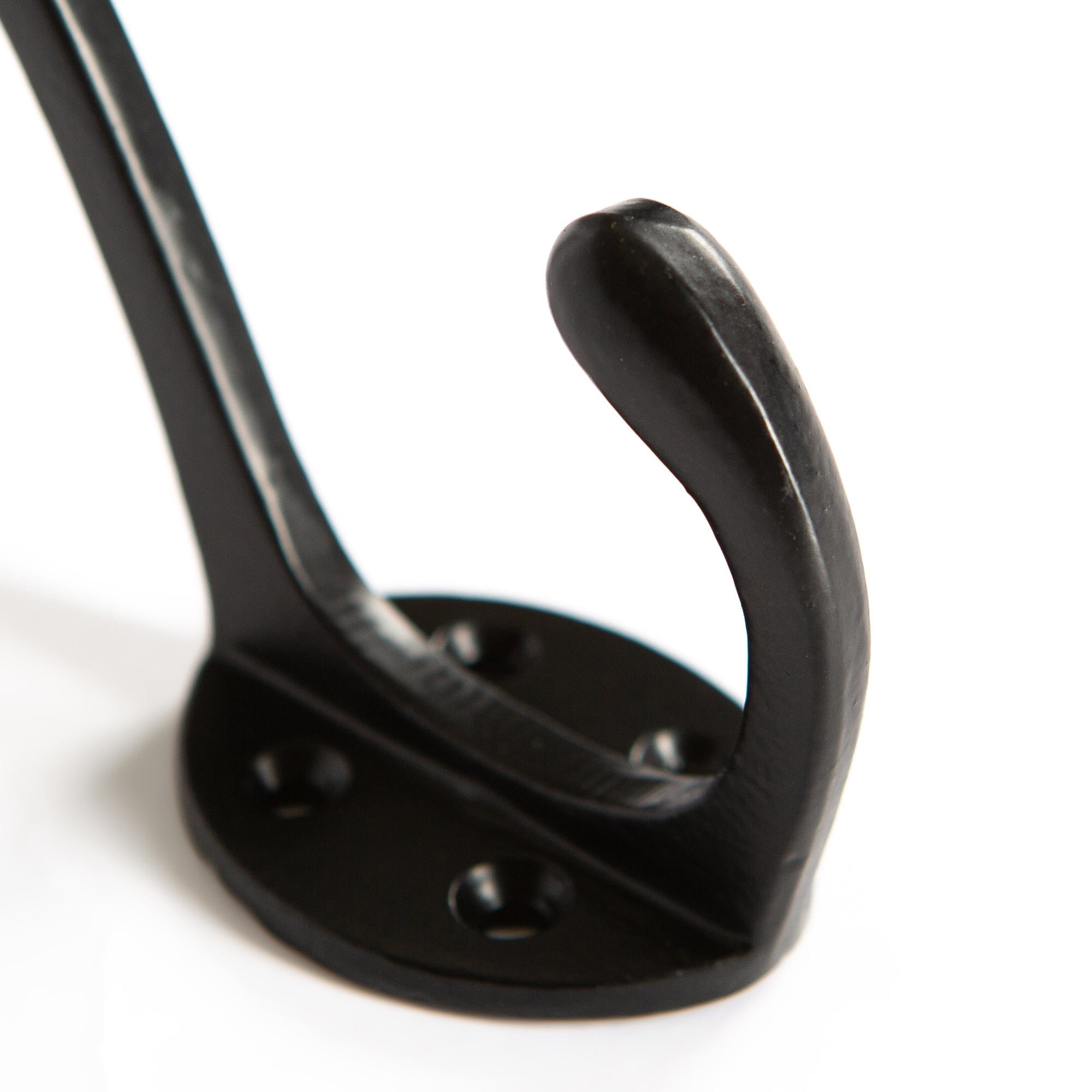 40mm x 105mm Black Hat & Coat Hook