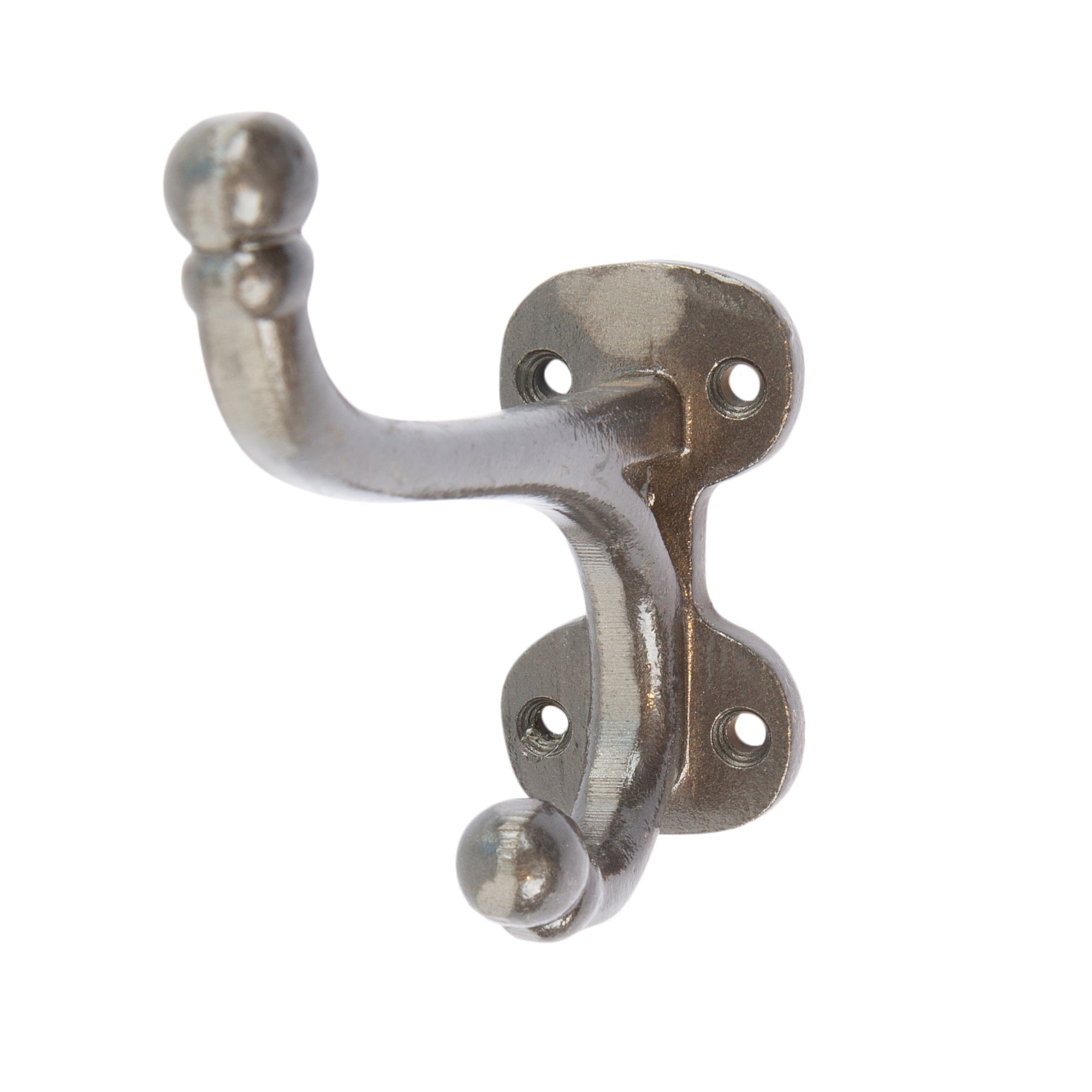 35mm x 85mm Flat Top Ball End Raw Hat & Coat Hook