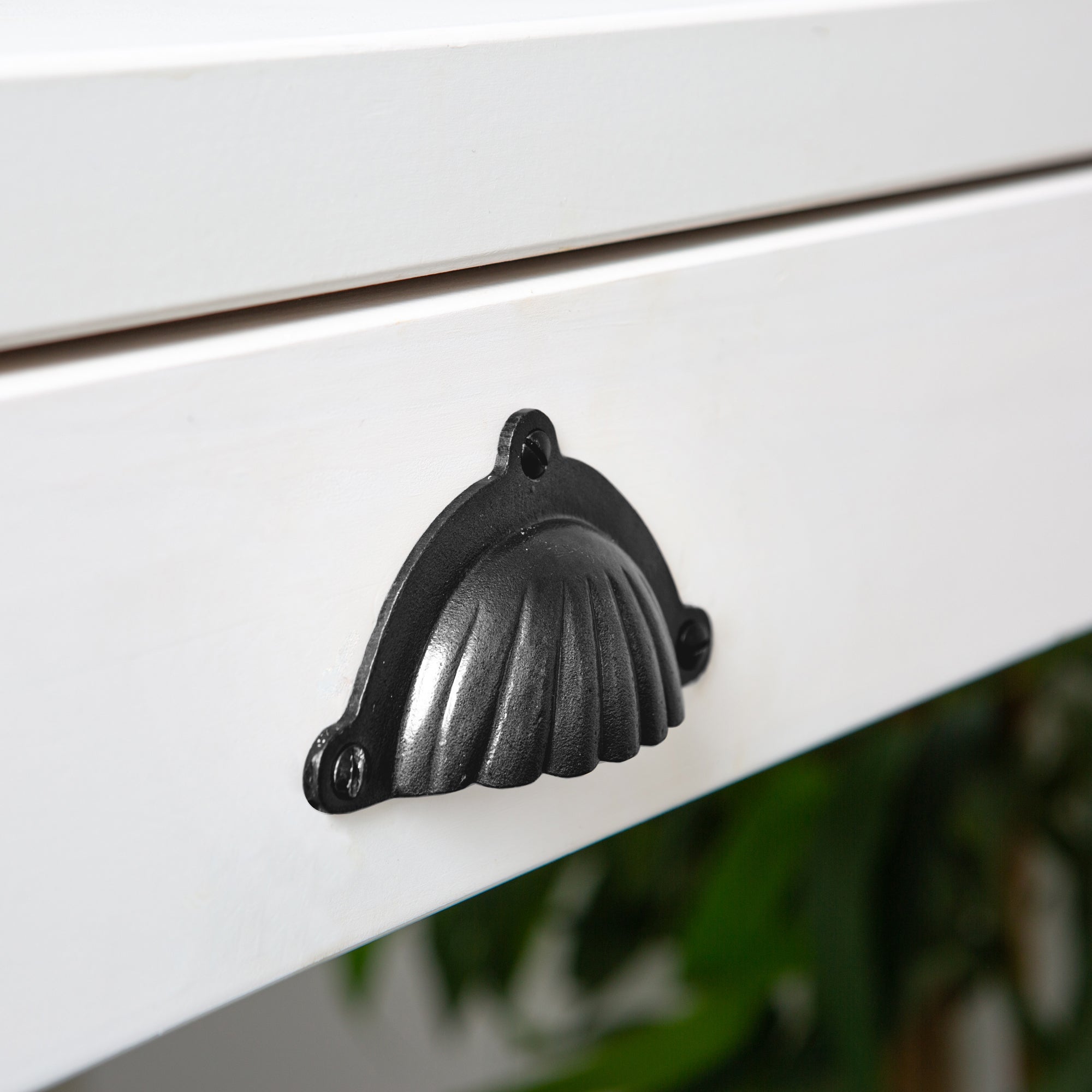 95mm x 50mm Fluted Cabinet Cup Handle
