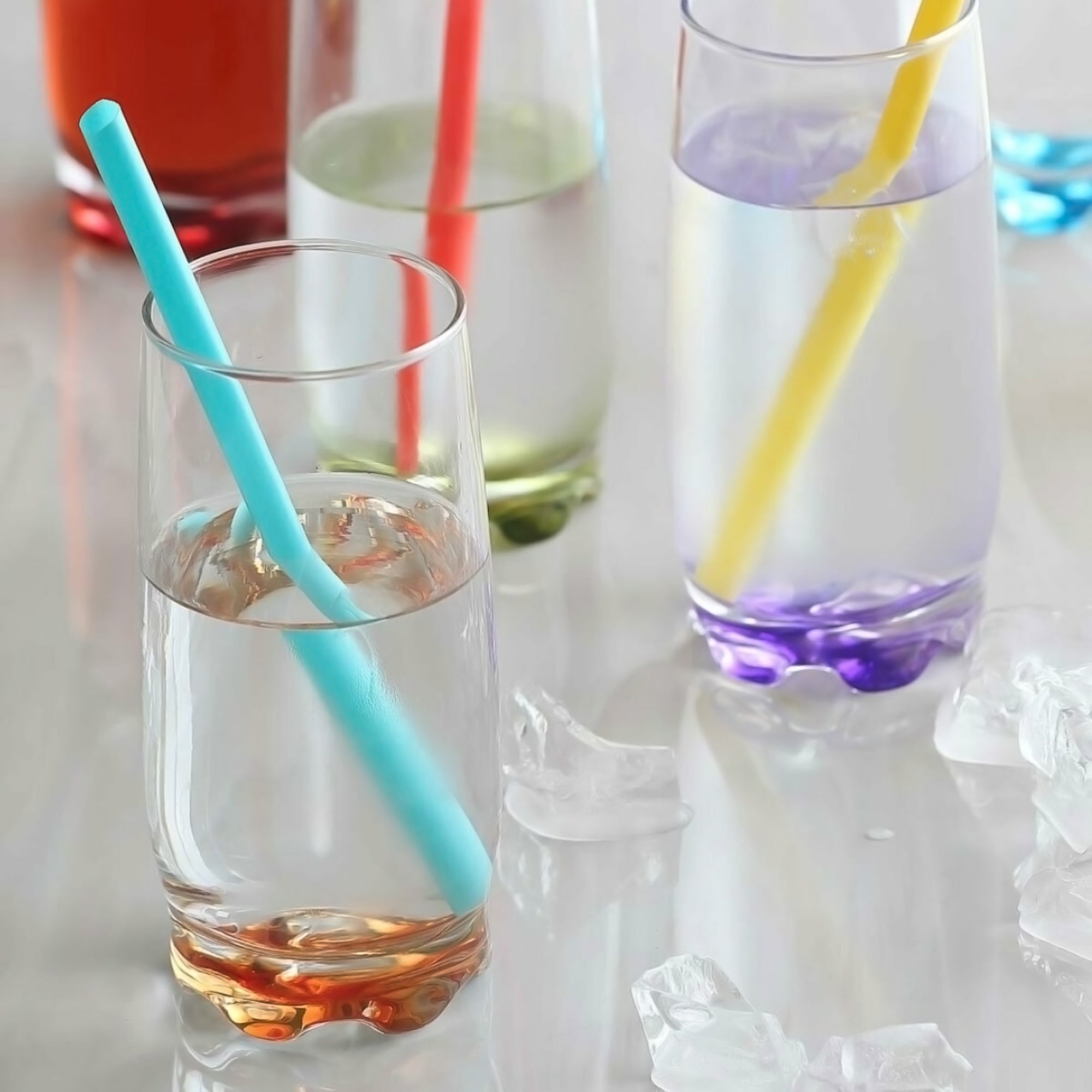 390ml Coloured Adora Premium Highball Glasses - Pack of Six