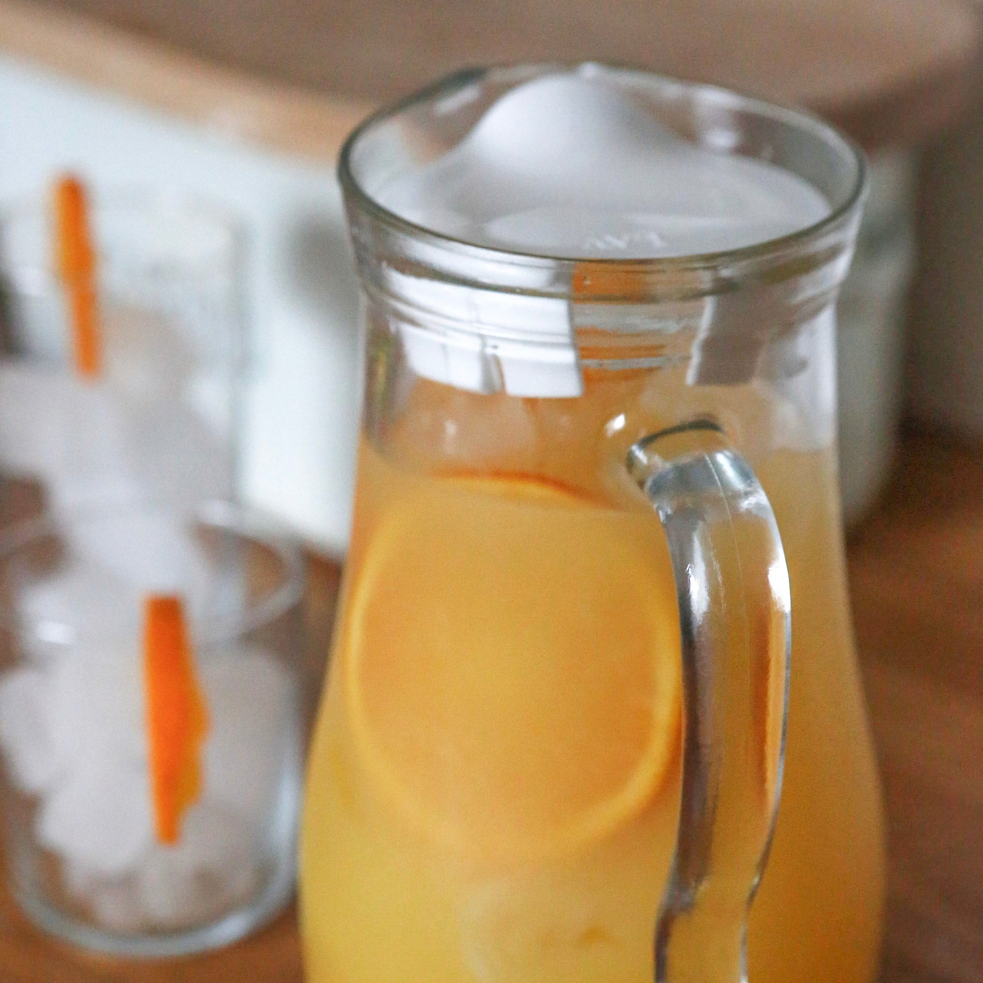 1.8L Misket Glass Water Jug with Silicone Lid