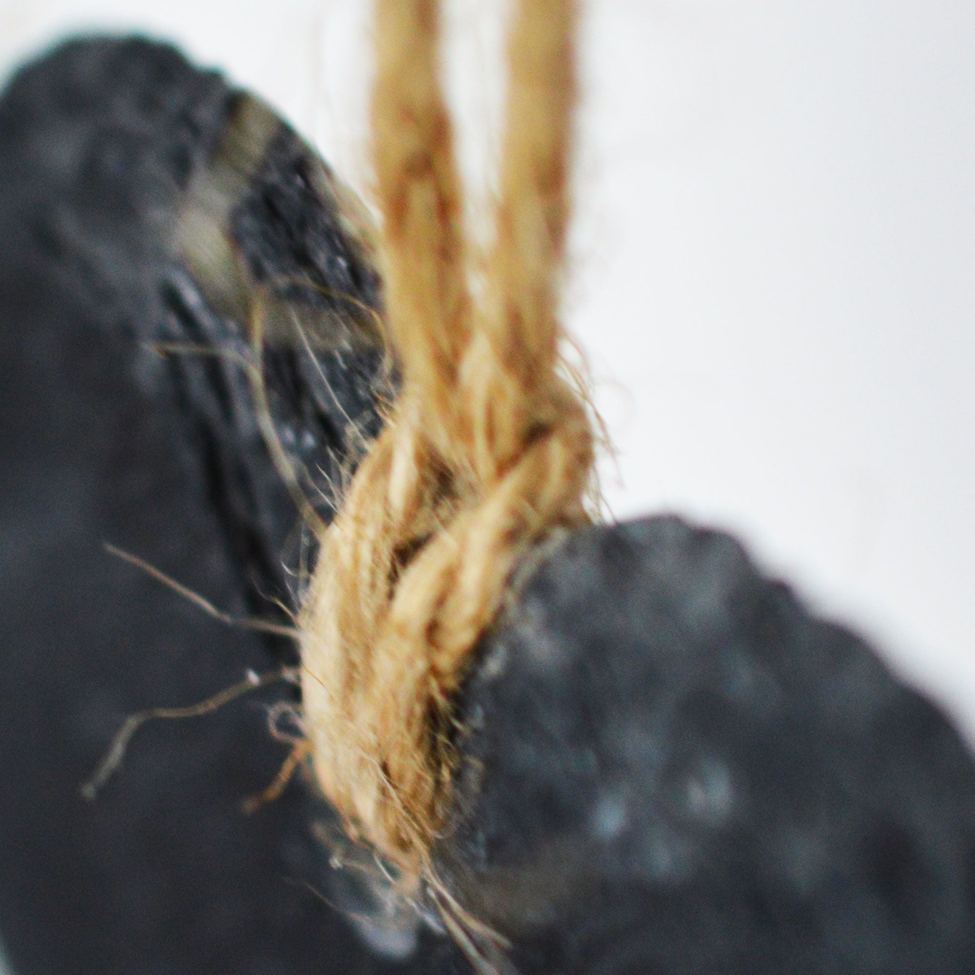 7cm Slate Heart Hanging Tag