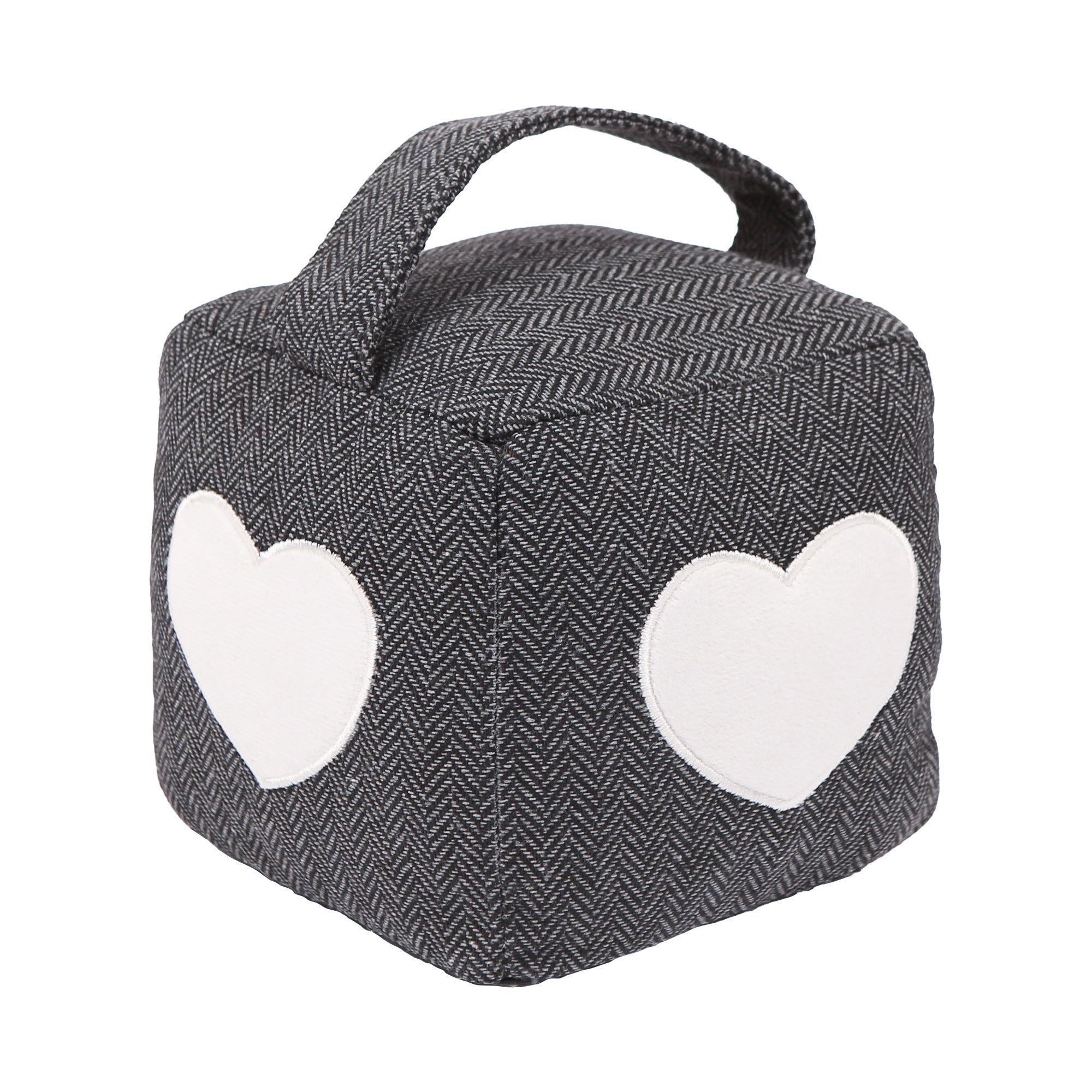 Heart Herringbone Door Stop