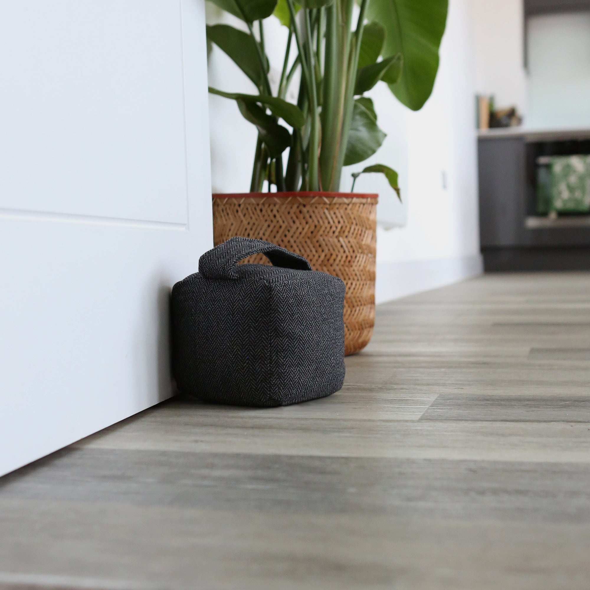 Classic Herringbone Door Stop
