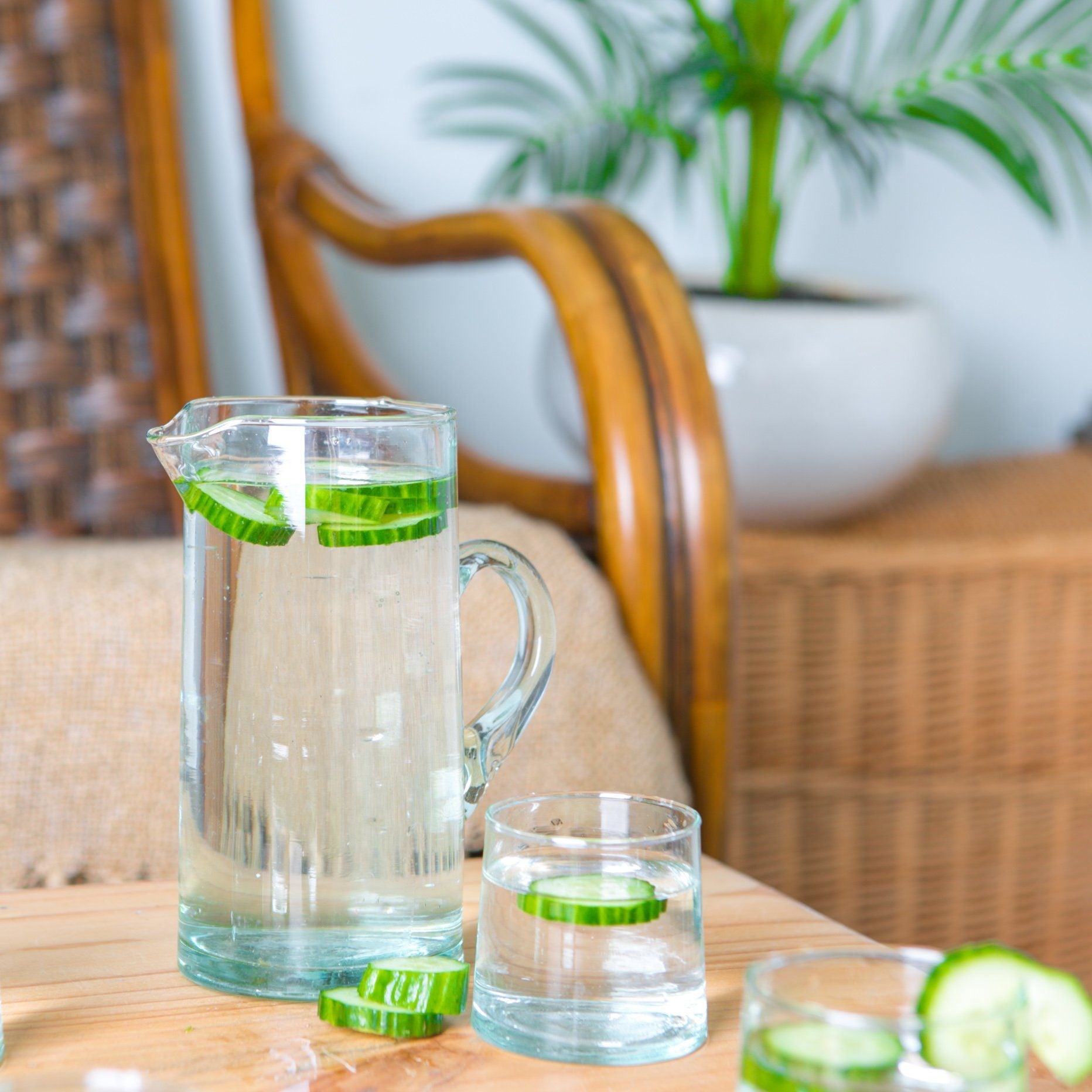 1L Jebel Recycled Glass Jug