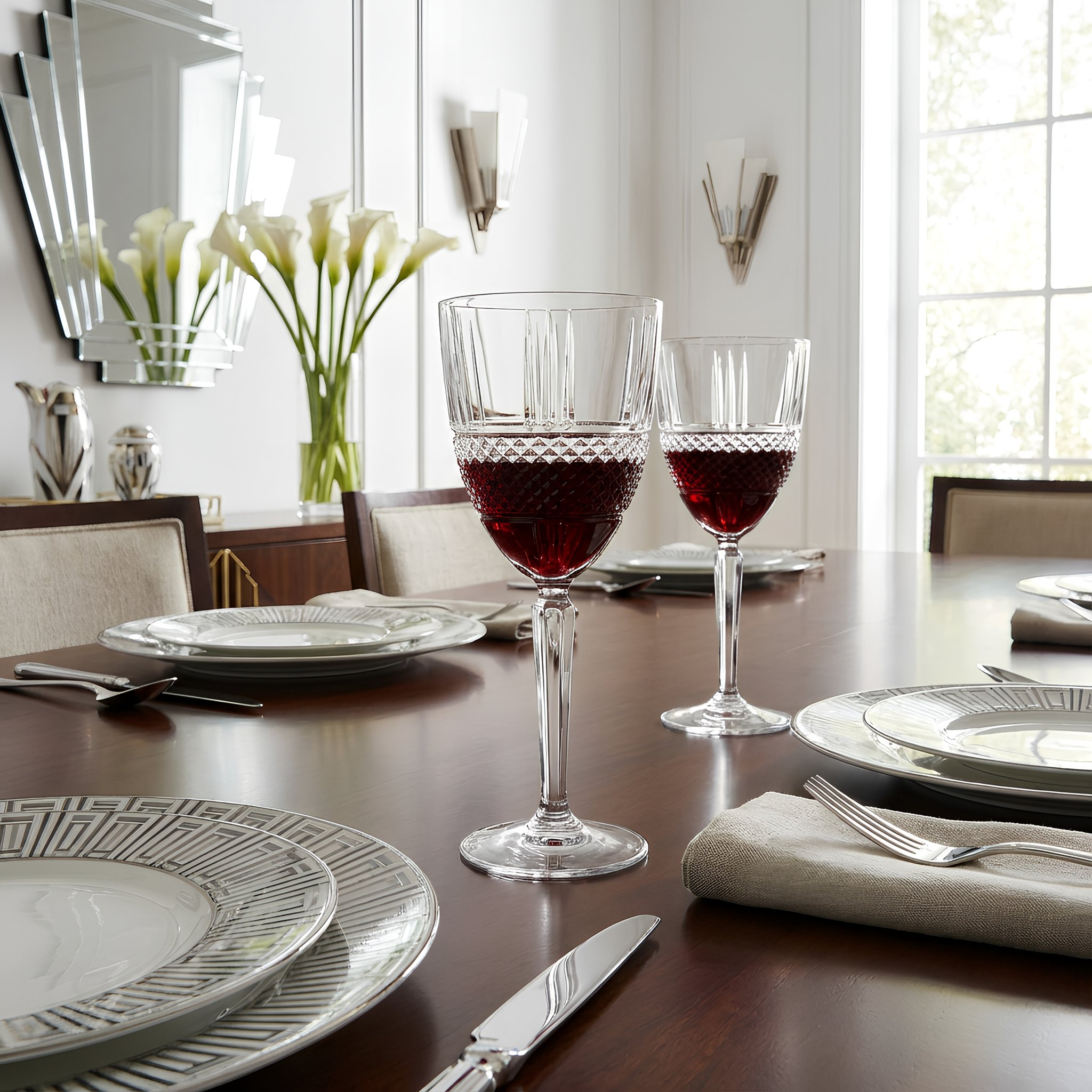 12pc Crystal Stemware Set