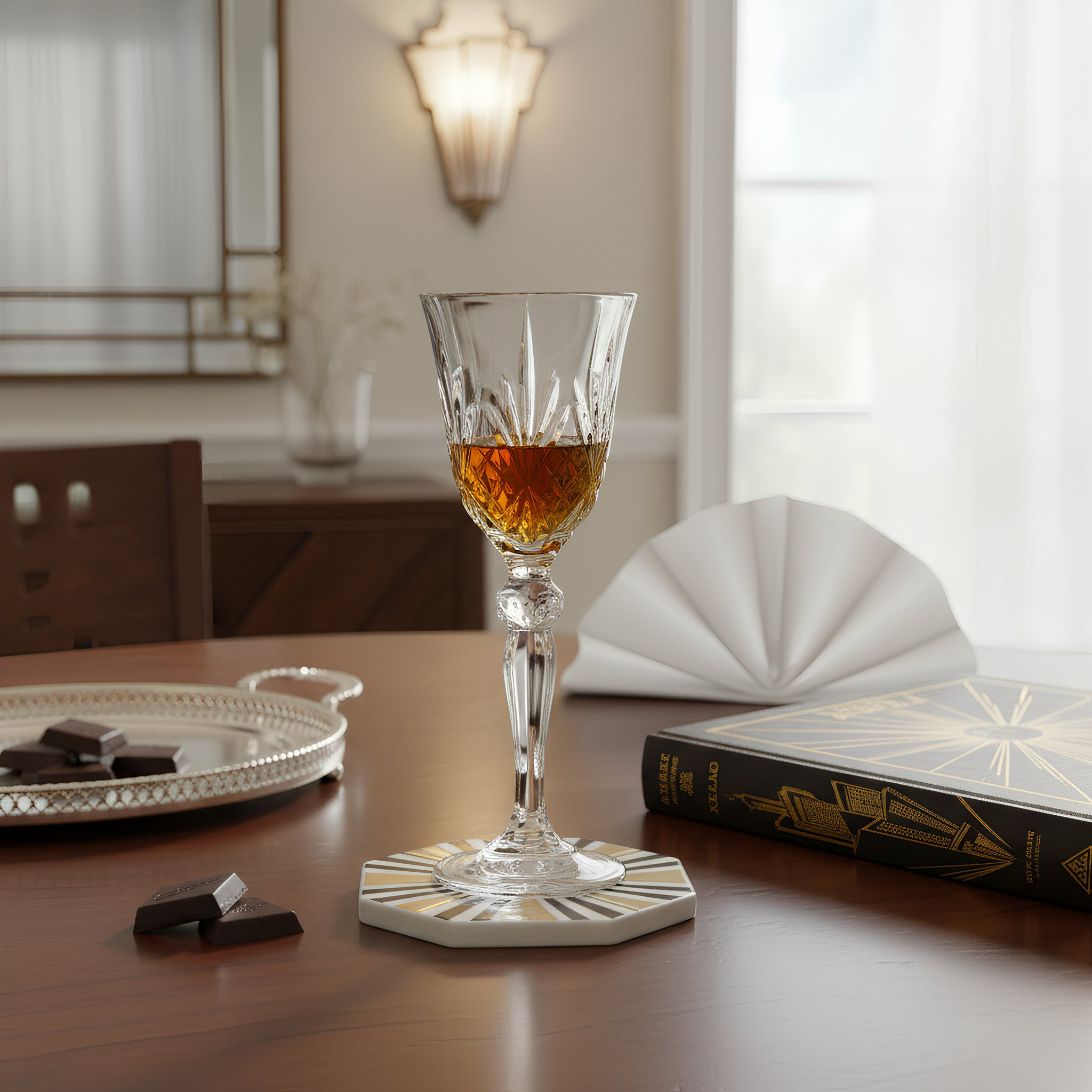 50ml Crystal Melodia Liqueur Glasses - Pack of Six