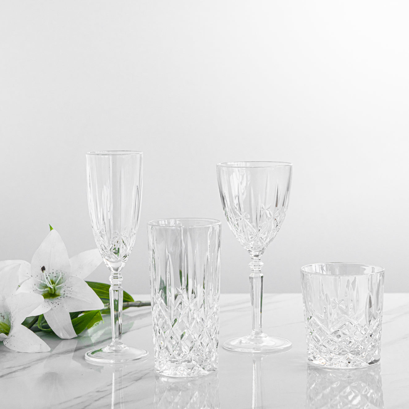 Orchestra Crystal Highball Glasses - Pack of Six