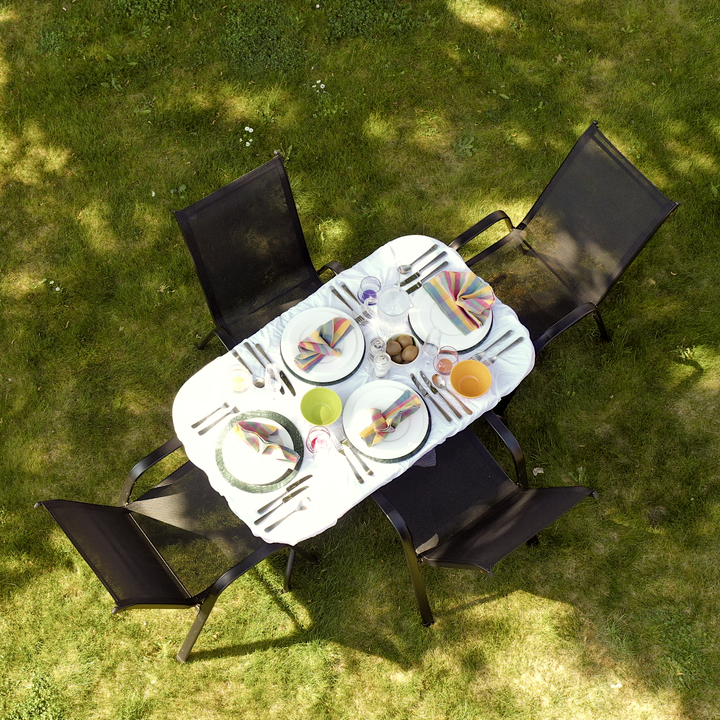 5 piece Sussex Rectangle Garden Furniture Set