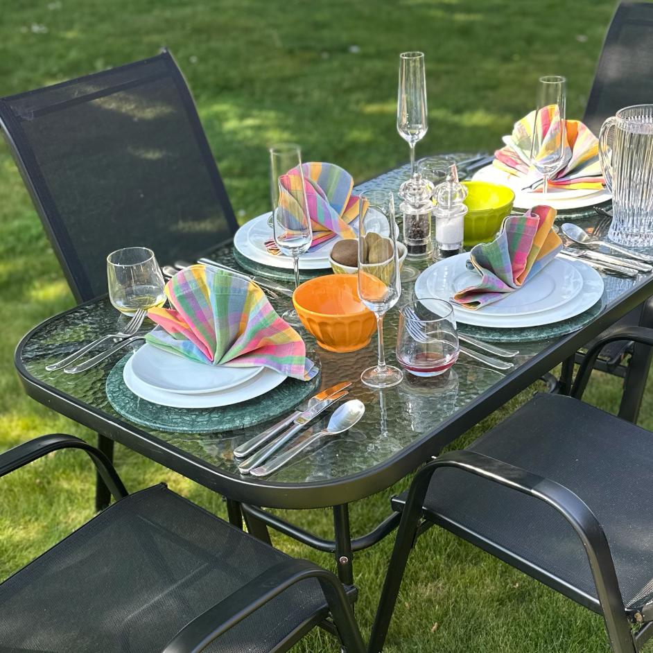 5 piece Sussex Rectangle Garden Furniture Set