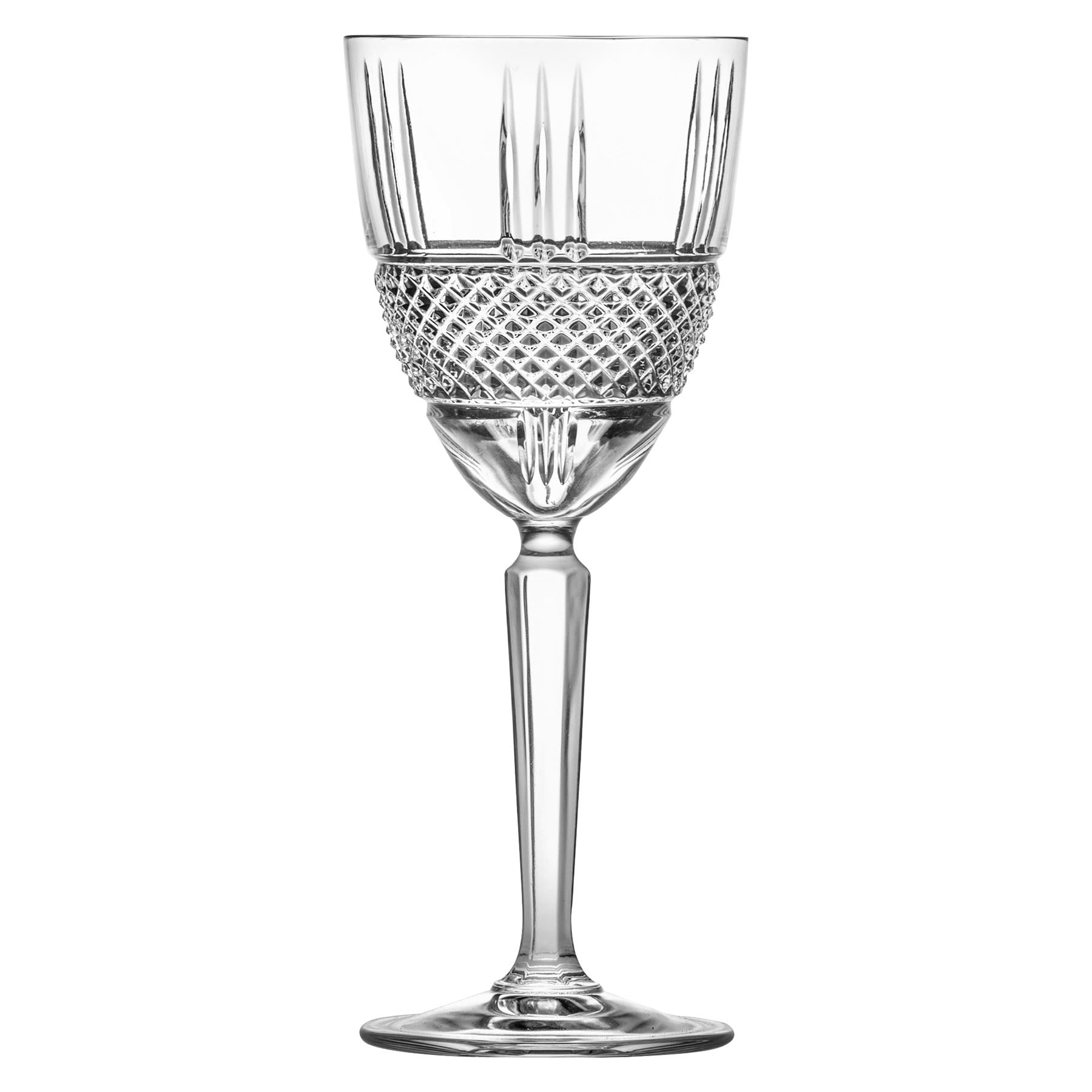 290ml Crystal Wine Glasses - Pack of Six - Downton Abbey