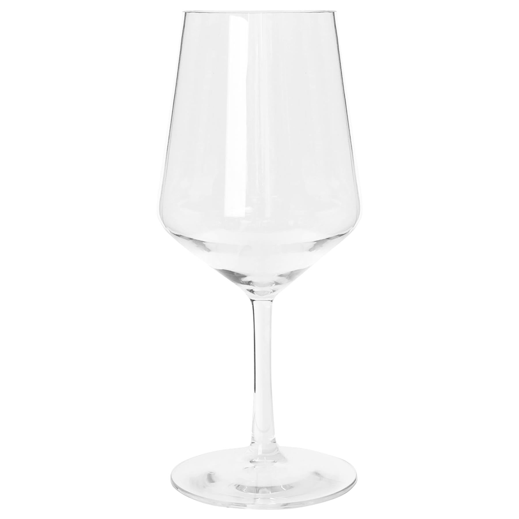 500ml Reusable Plastic Wine Glasses - Pack of Six