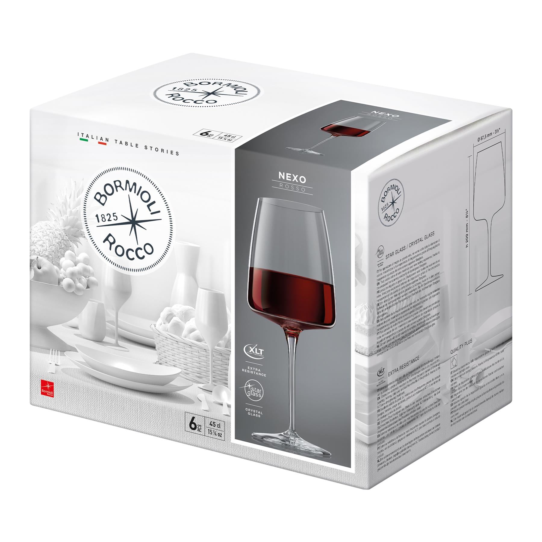 450ml Nexo Wine Glasses - Pack of Six