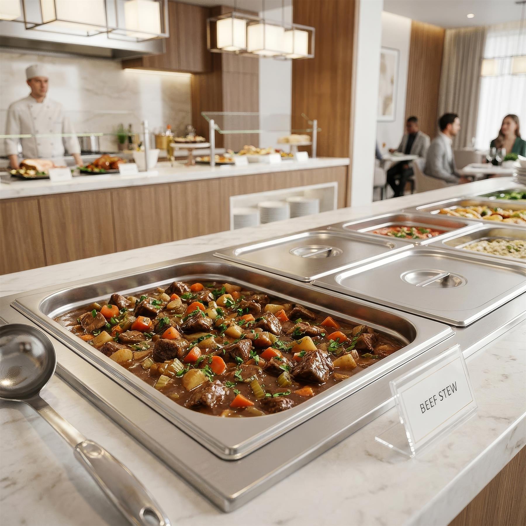 Stainless Steel Gastronorm Container - 1/2 200mm - 11L