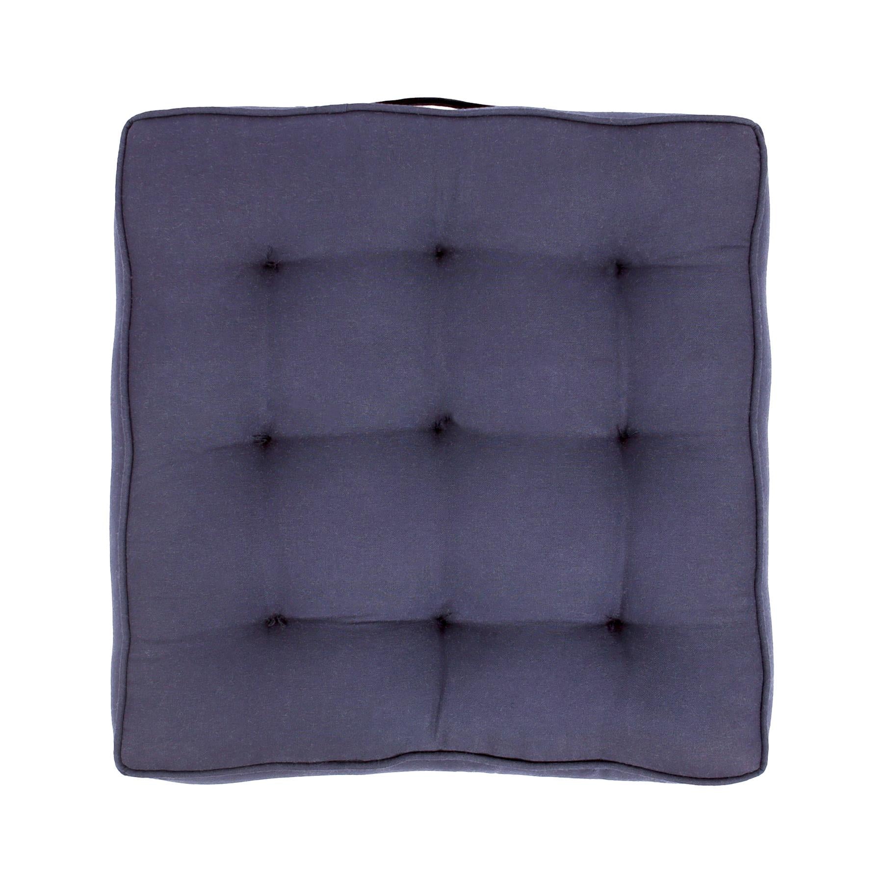 Square Armchair Booster Cushion - 50 x 50cm - Navy