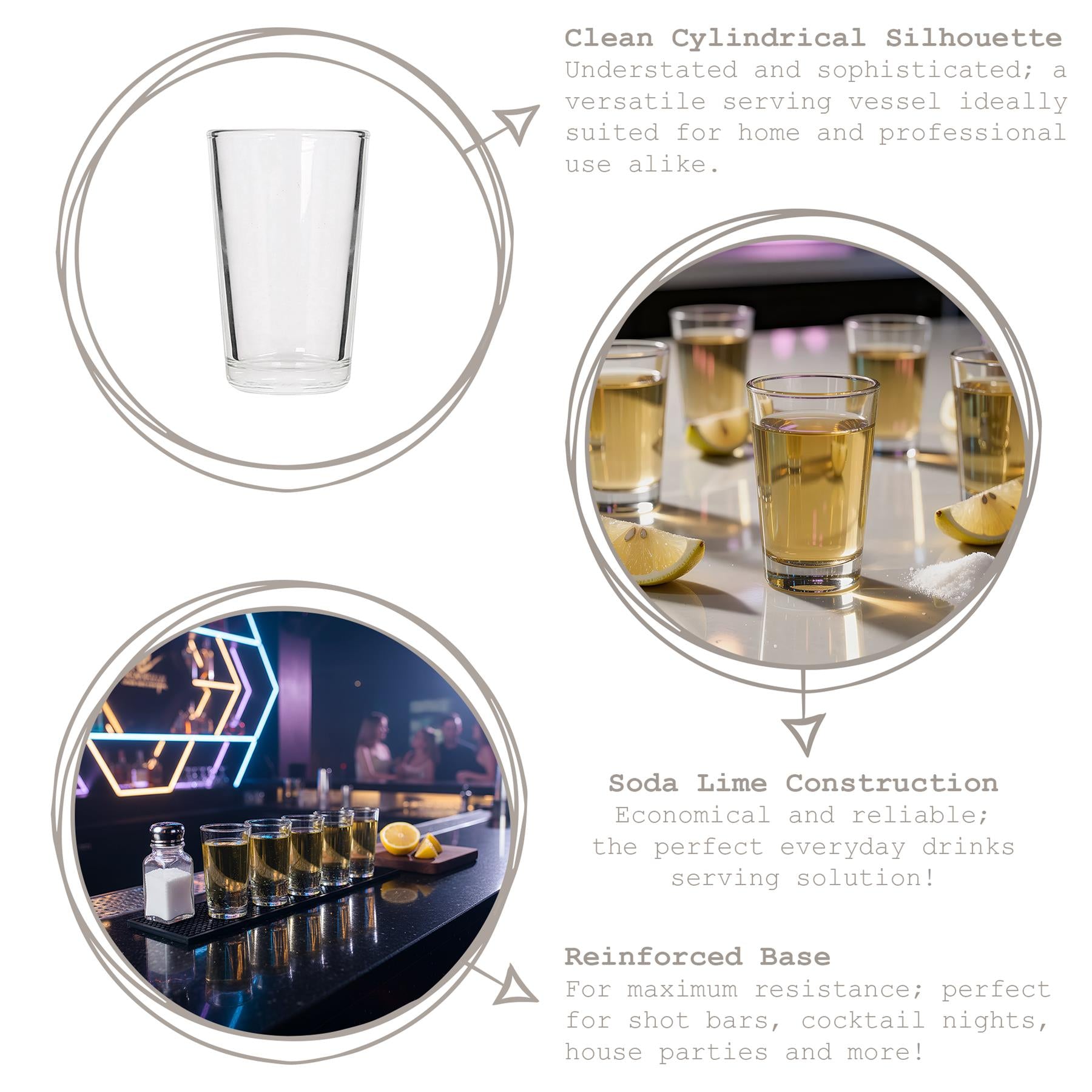 80ml Shot Glasses - Pack of 12