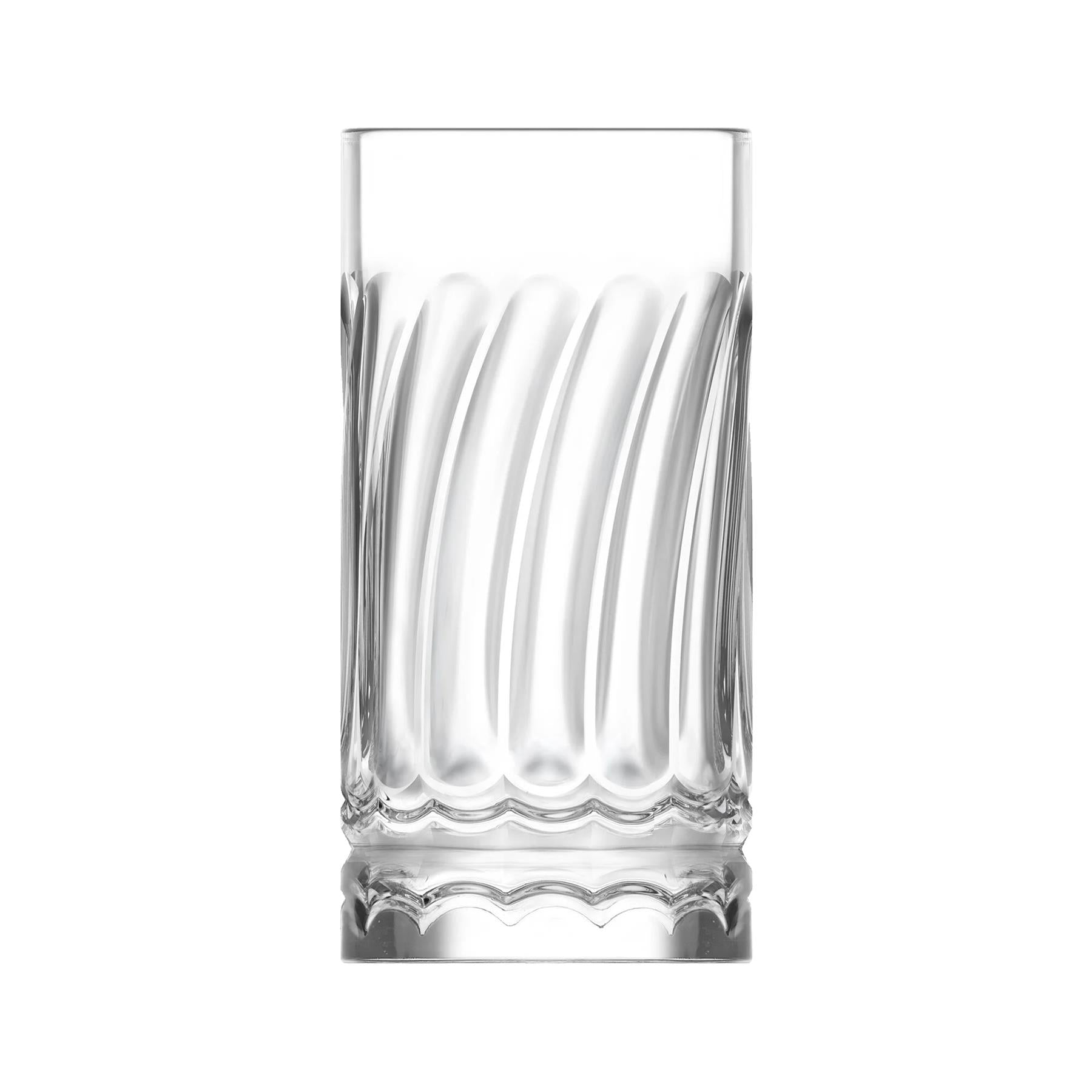 390ml Wave Highball Glasses - Pack of 6