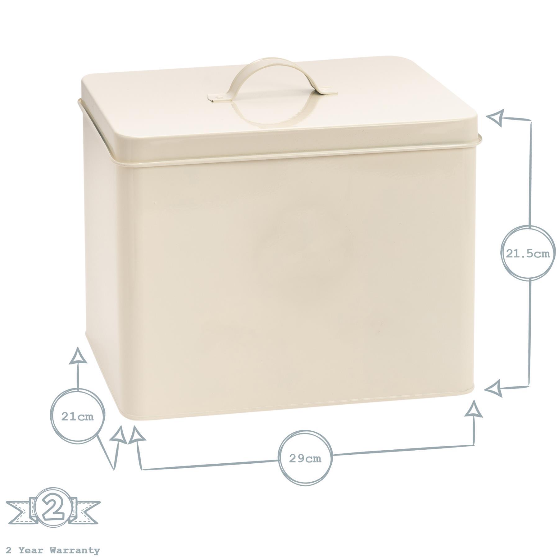 Large Cream Vintage First Aid Tin