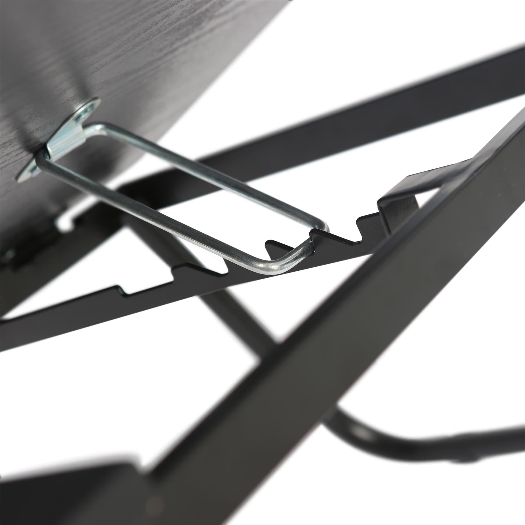 Folding Lap Desk with Cupholder - Black