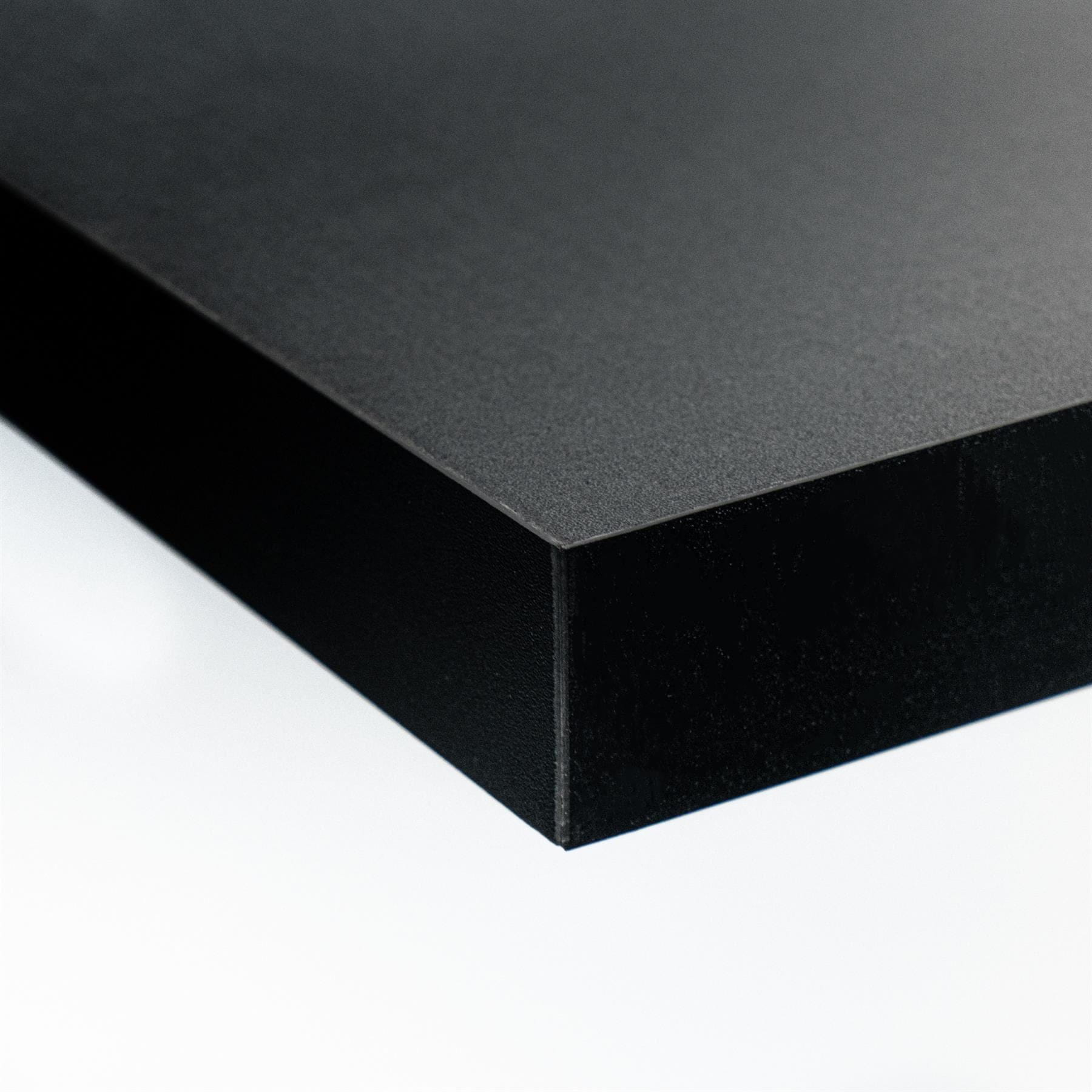 80cm Black Modern Floating Shelves - Pack of Two
