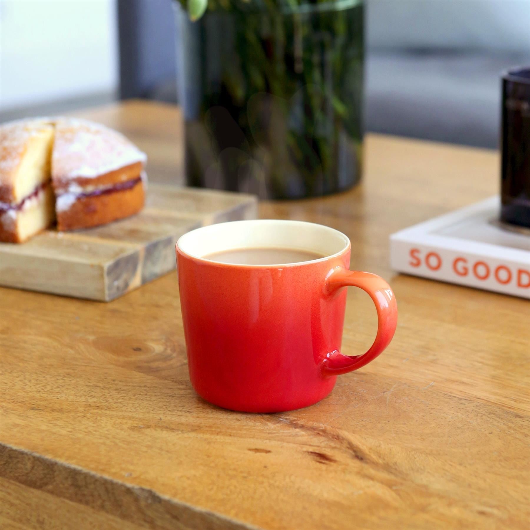 330ml Orange New Bone China Ombre Mug