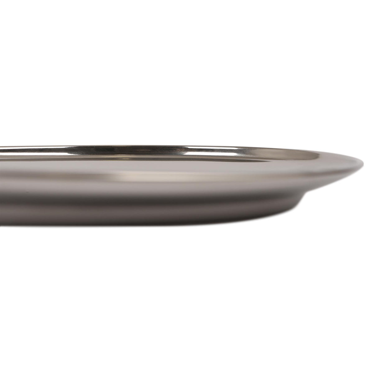 Oval Stainless Steel Serving Tray - 20 x 15cm