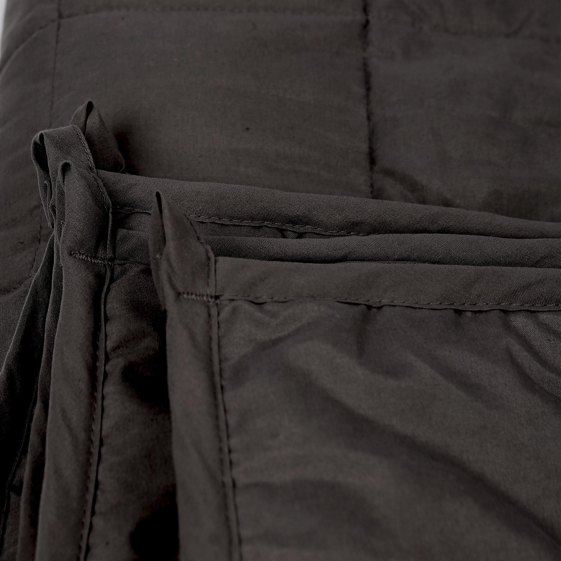Weighted Blanket with Storage Bag - 125 x 180cm - 6kg - Black