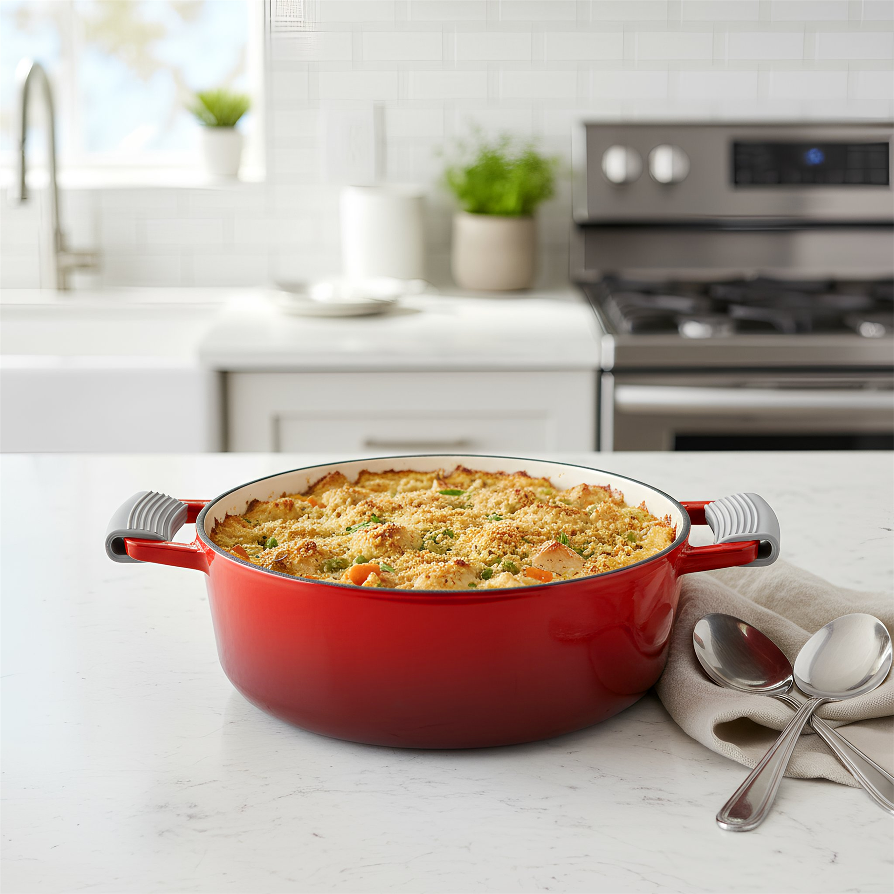 Silicone Pot Handle Covers - Grey - Pack of 2