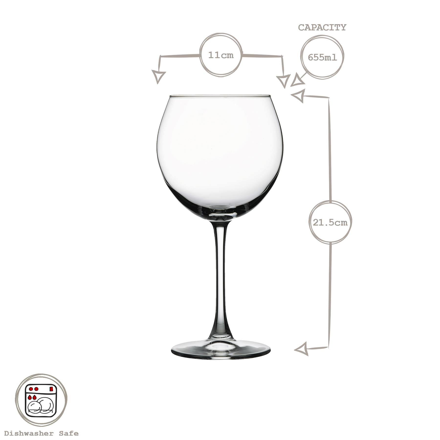 655ml Enoteca Wine Glasses - Pack of Two