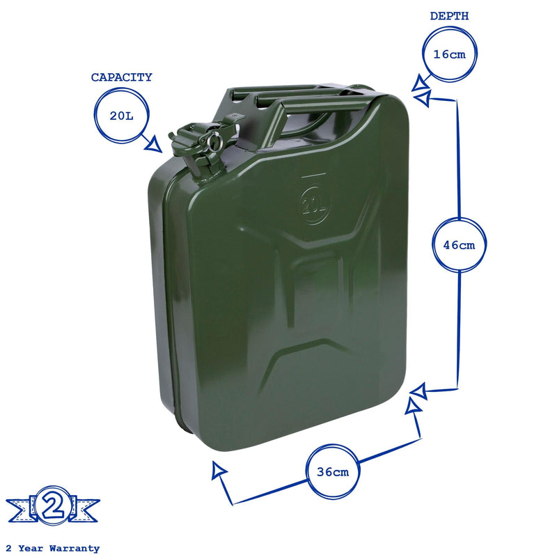 20L Steel Jerry Can - By Pro User
