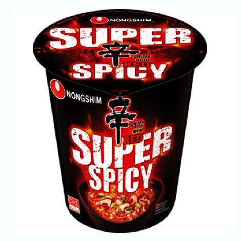 Super Spicy 68g Cup Instant Noodles - By Nongshim