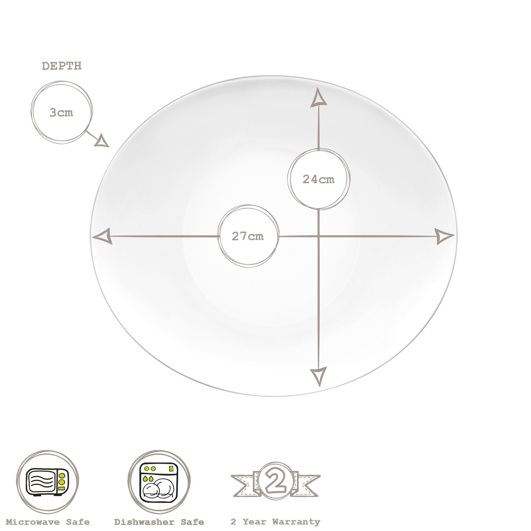 18pc Prometeo Glass Dinner Set