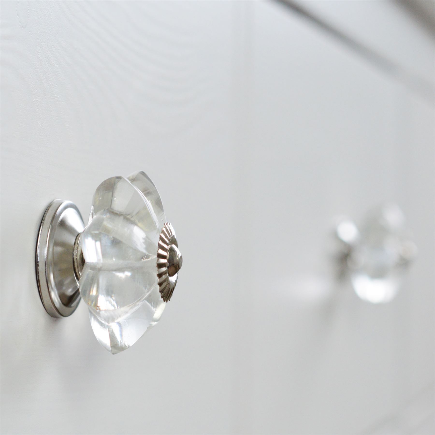 Star Glass Door Knob