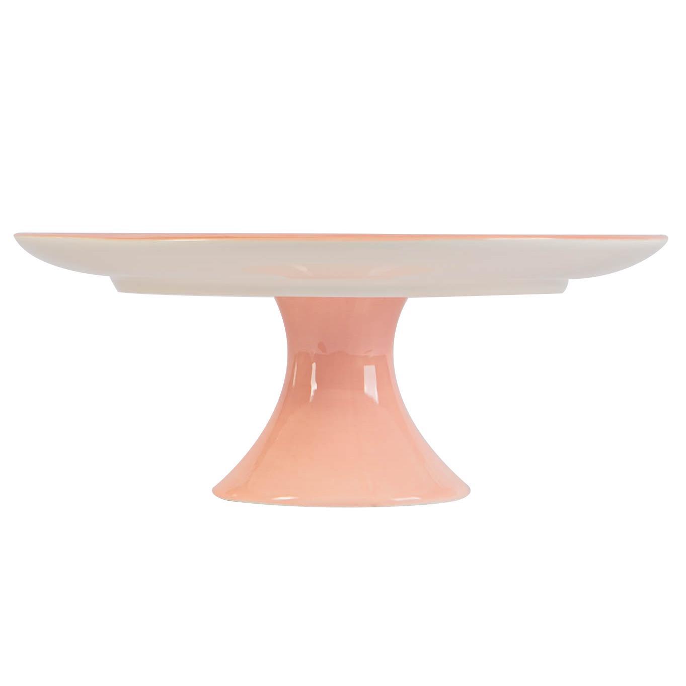 27cm Pink Bunny Dolomite Cake Stand