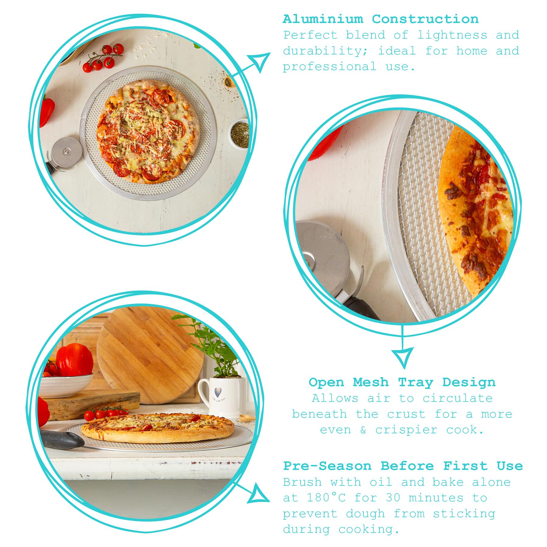 10" Aluminium Pizza Screen