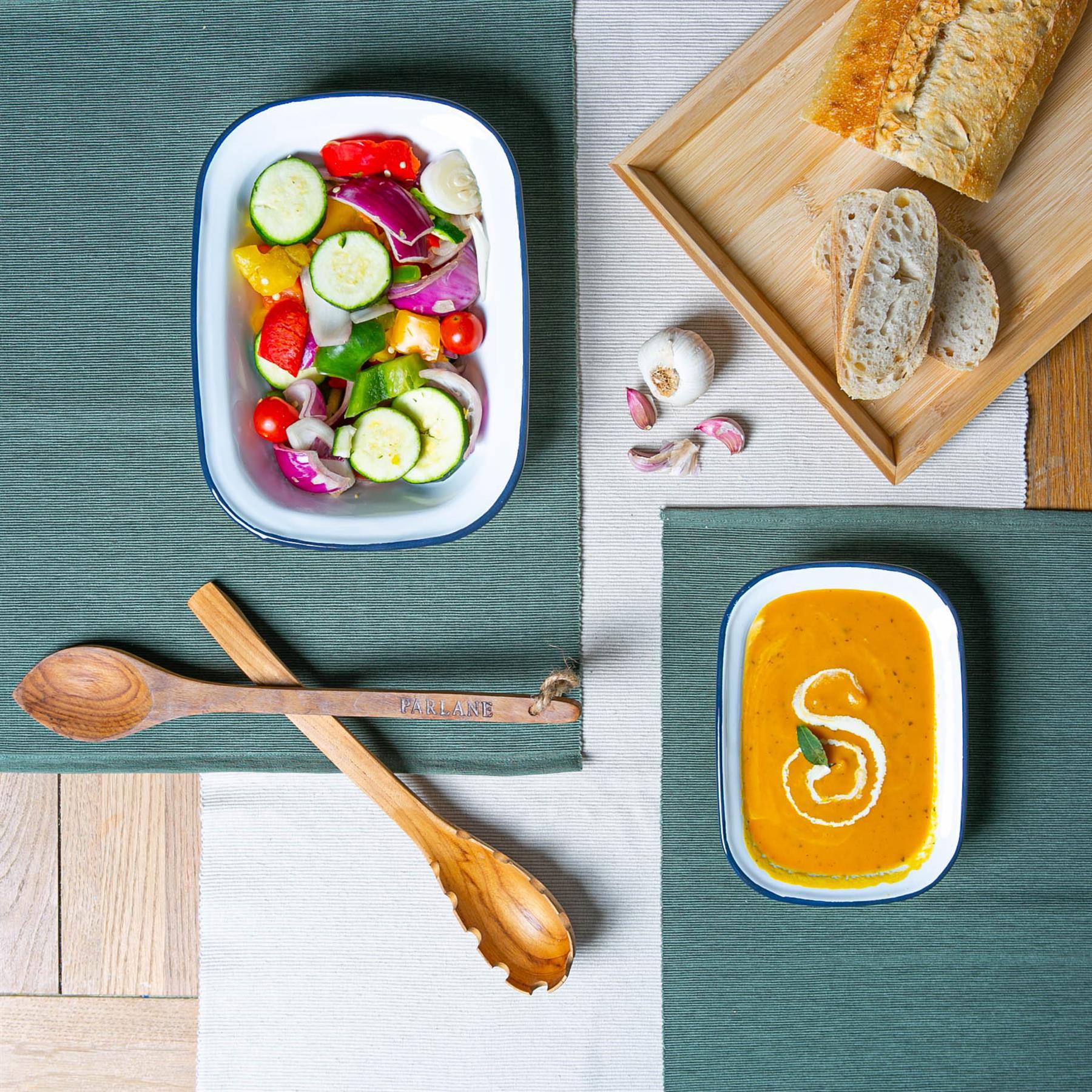 20cm White Enamel Pie Dish