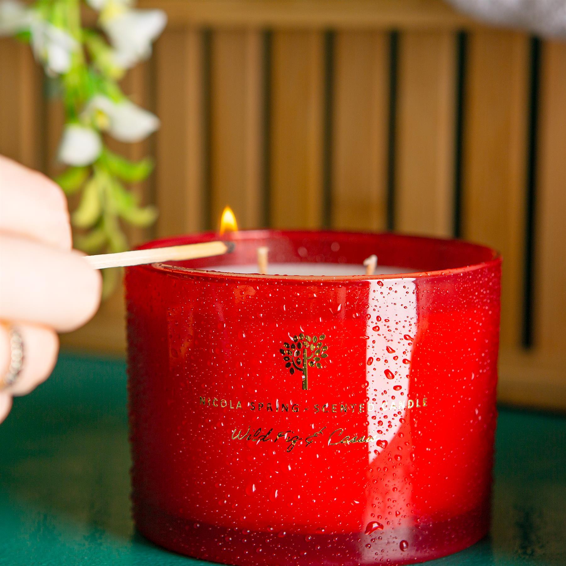 350g Double Wick Wild Fig & Cassis Soy Wax Scented Candle