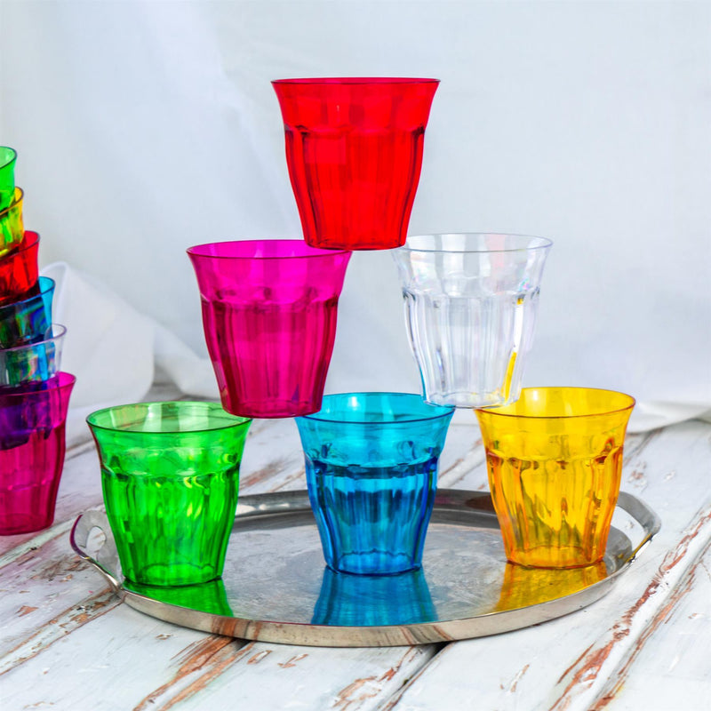 Rink Drink Rainbow Plastic Drinking Tumblers Dimensions