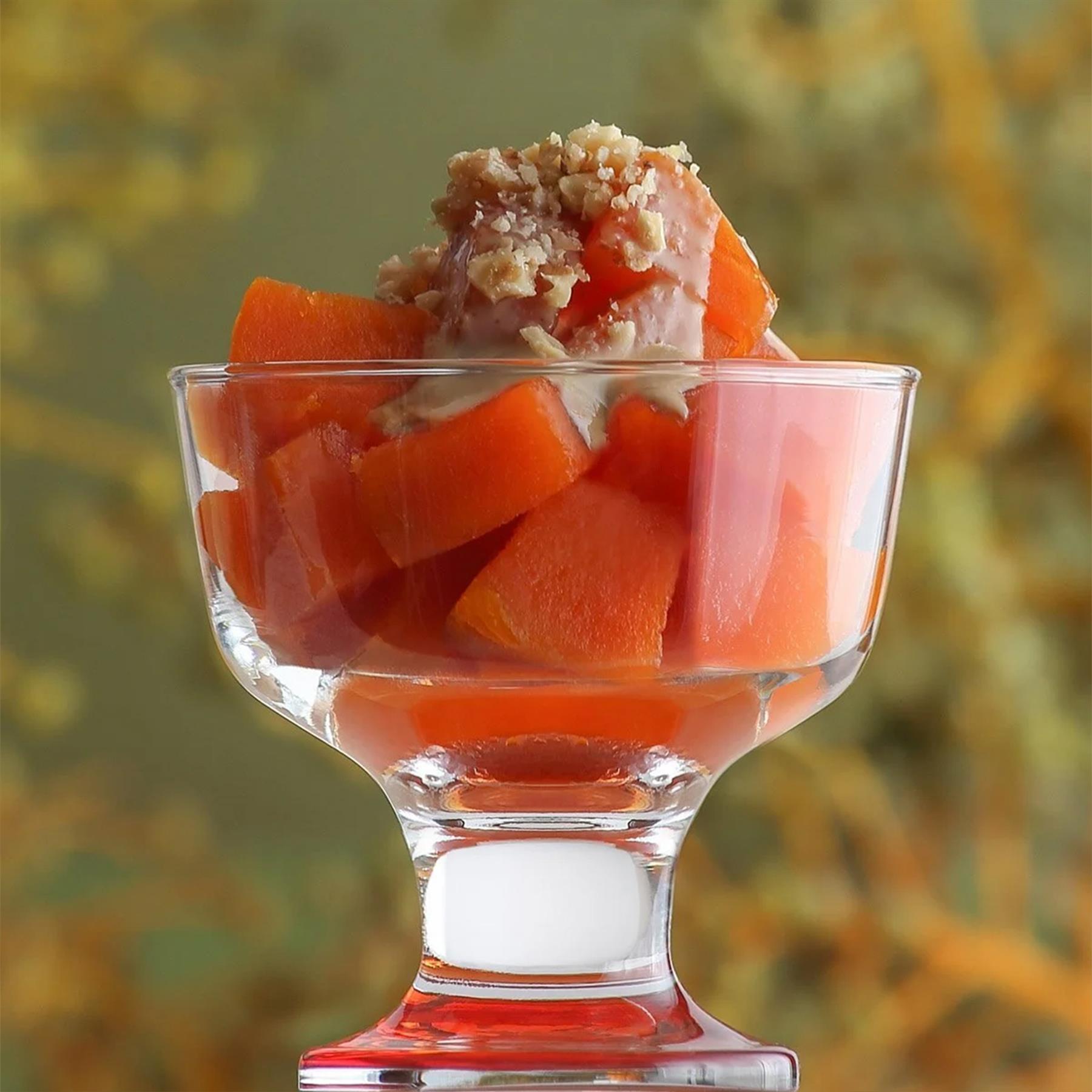 285ml Destina Multicolour Glass Ice Cream Bowls - Pack of Six