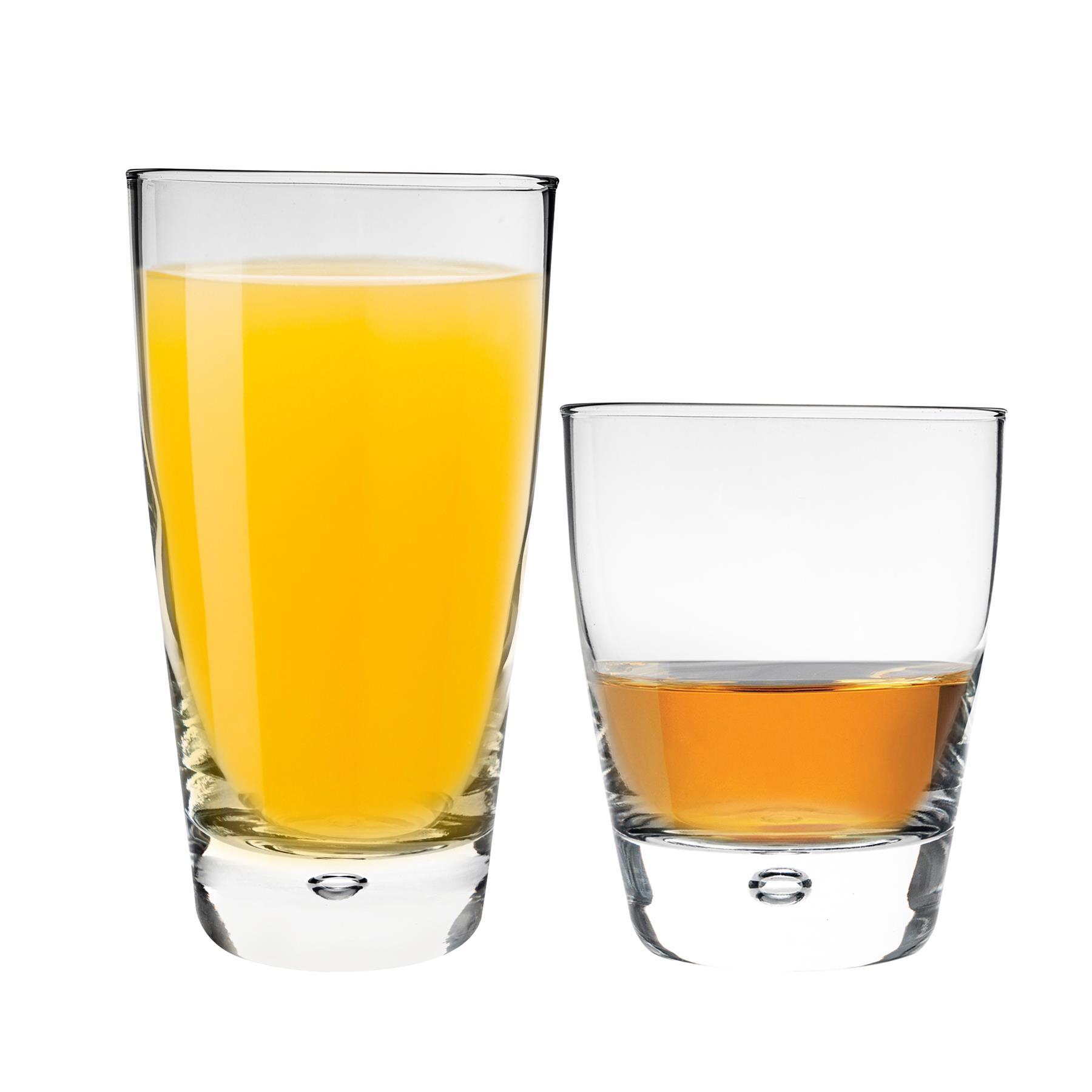 8pc Luna Glassware Set